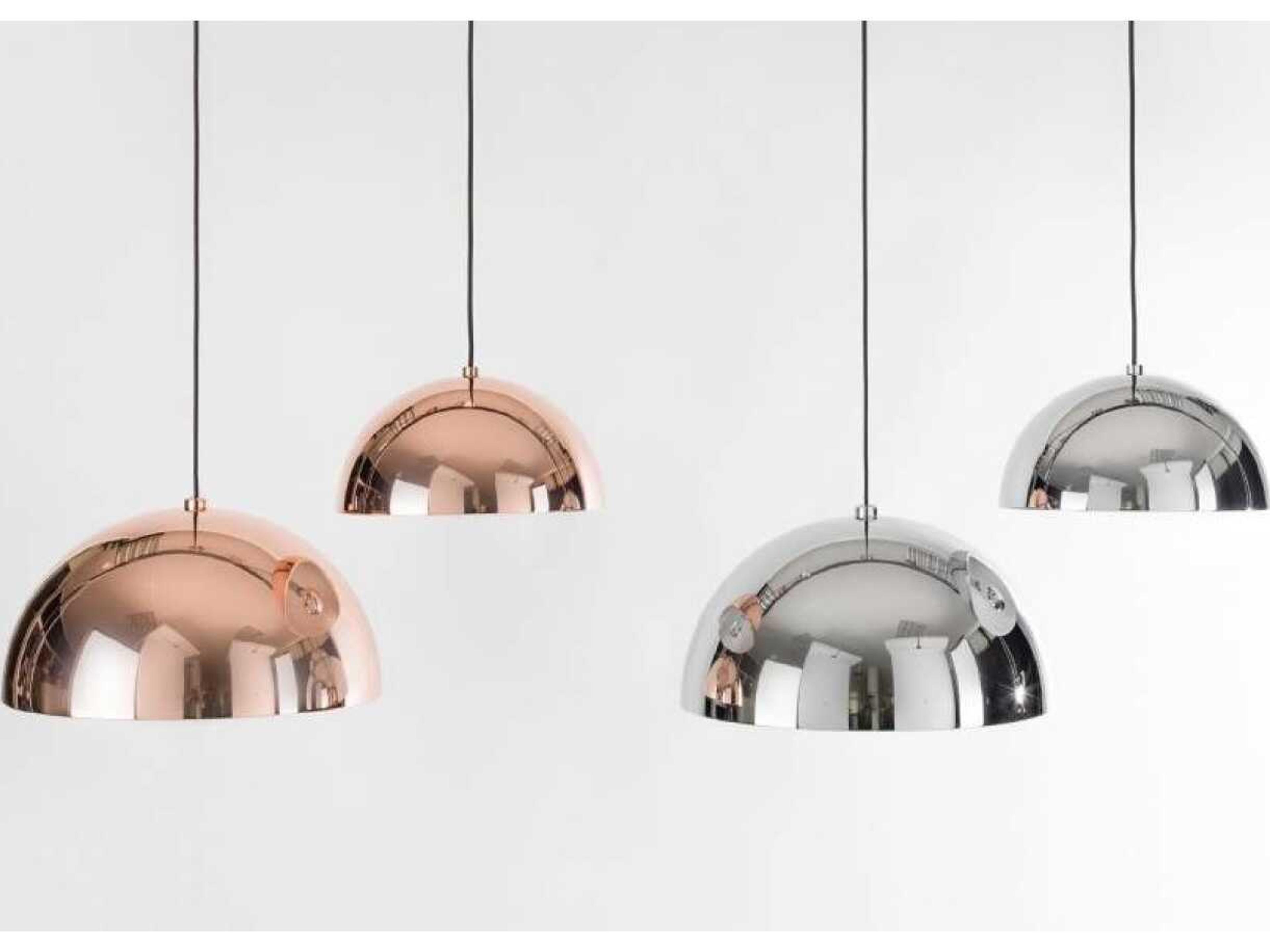 Seed Design Dome Chrome Pendant