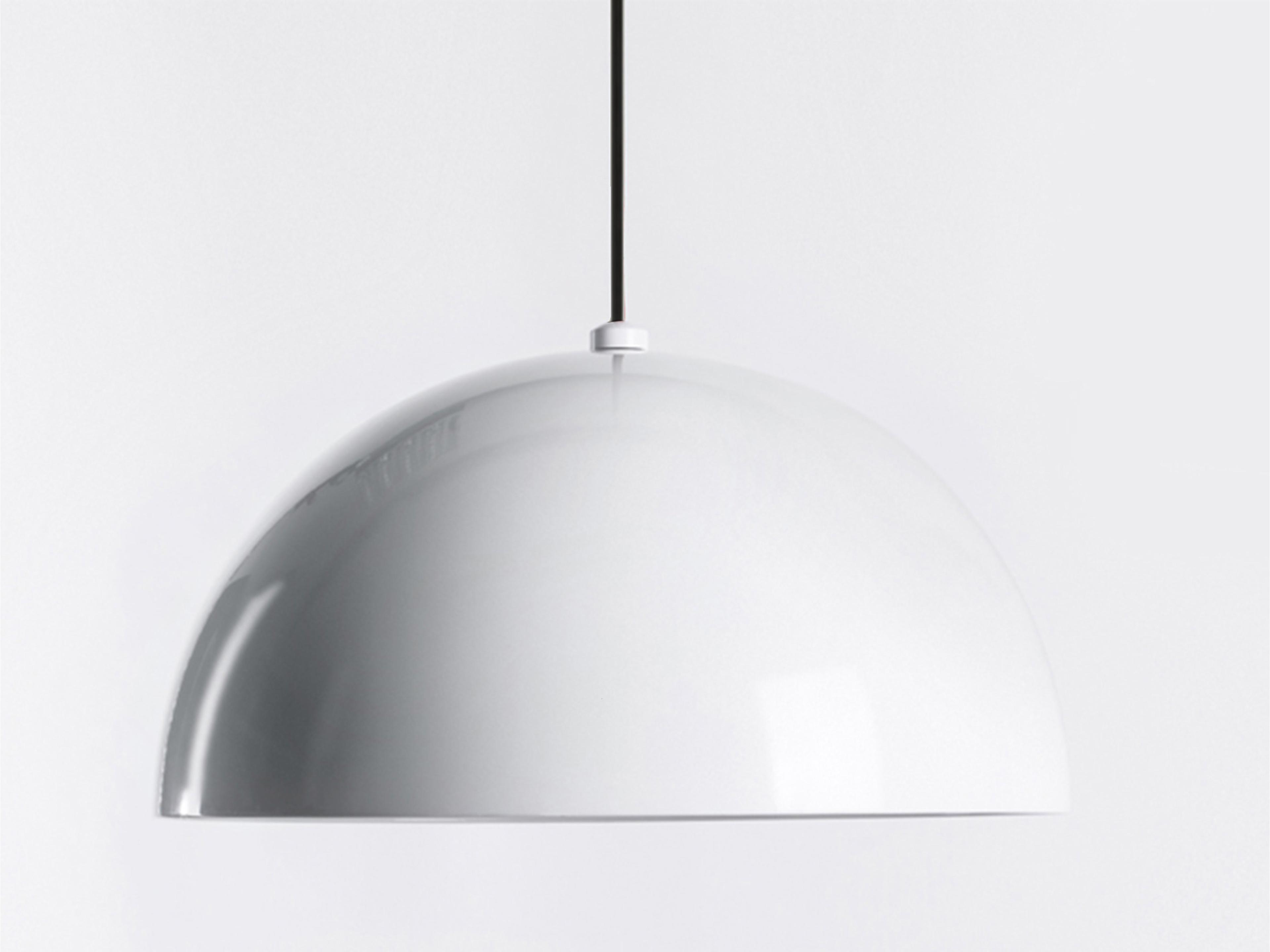 Seed Design Dome White Pendant