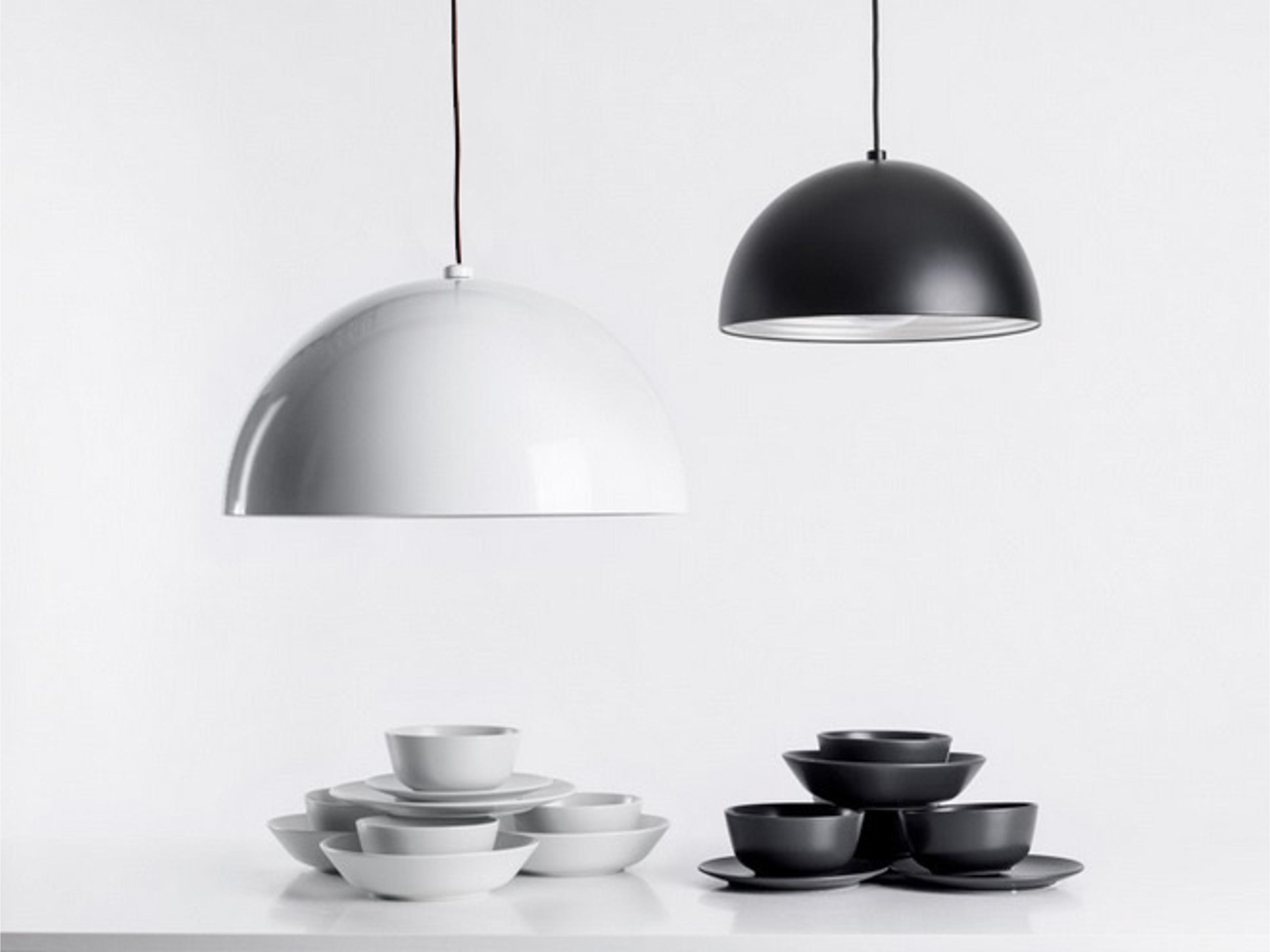 Seed Design Dome White Pendant