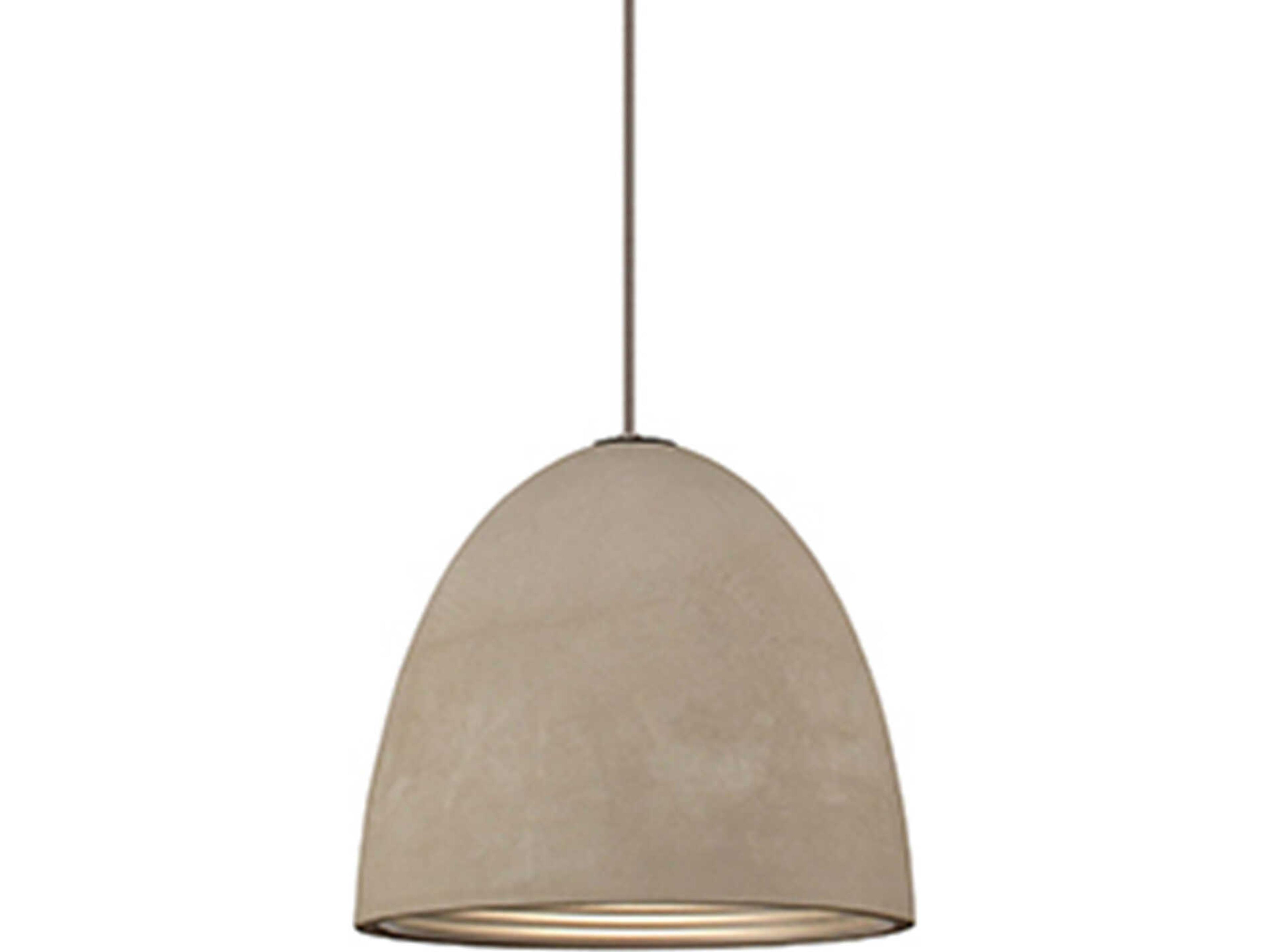 Seed Design Castle Concrete Gray Dome Mini Pendant