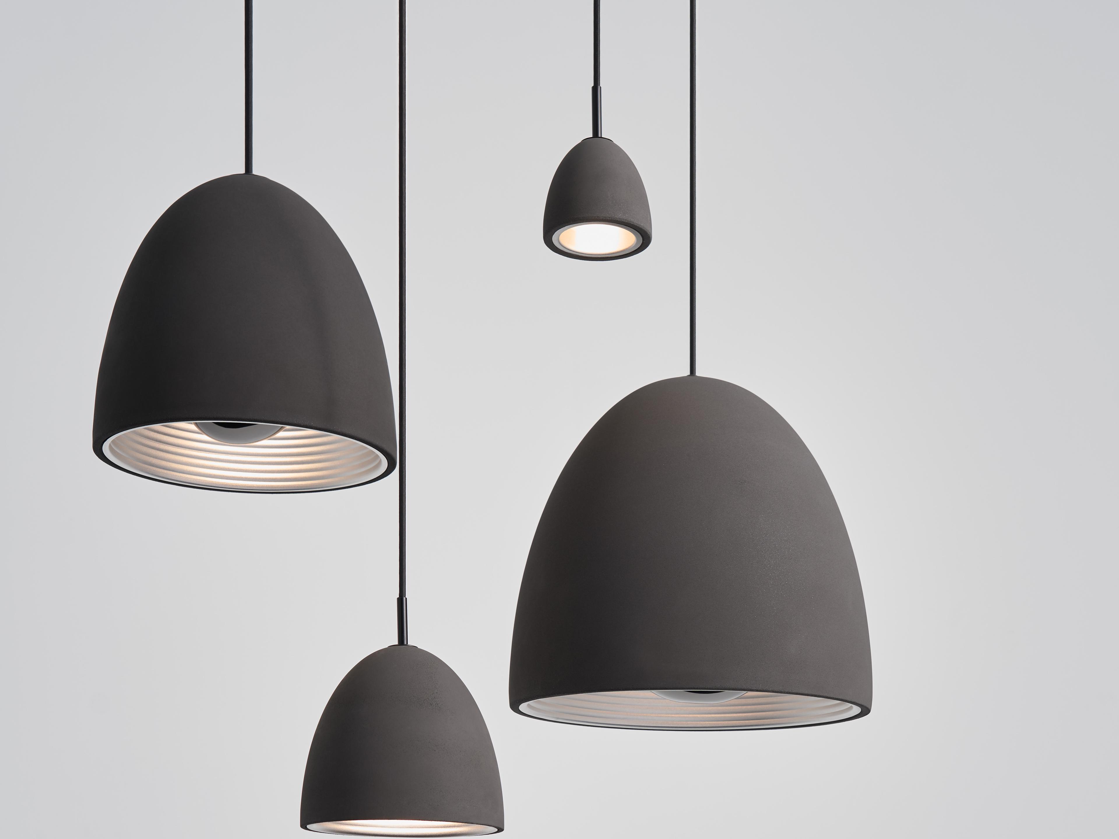 Seed Design Castle Noir Black Dome Mini Pendant