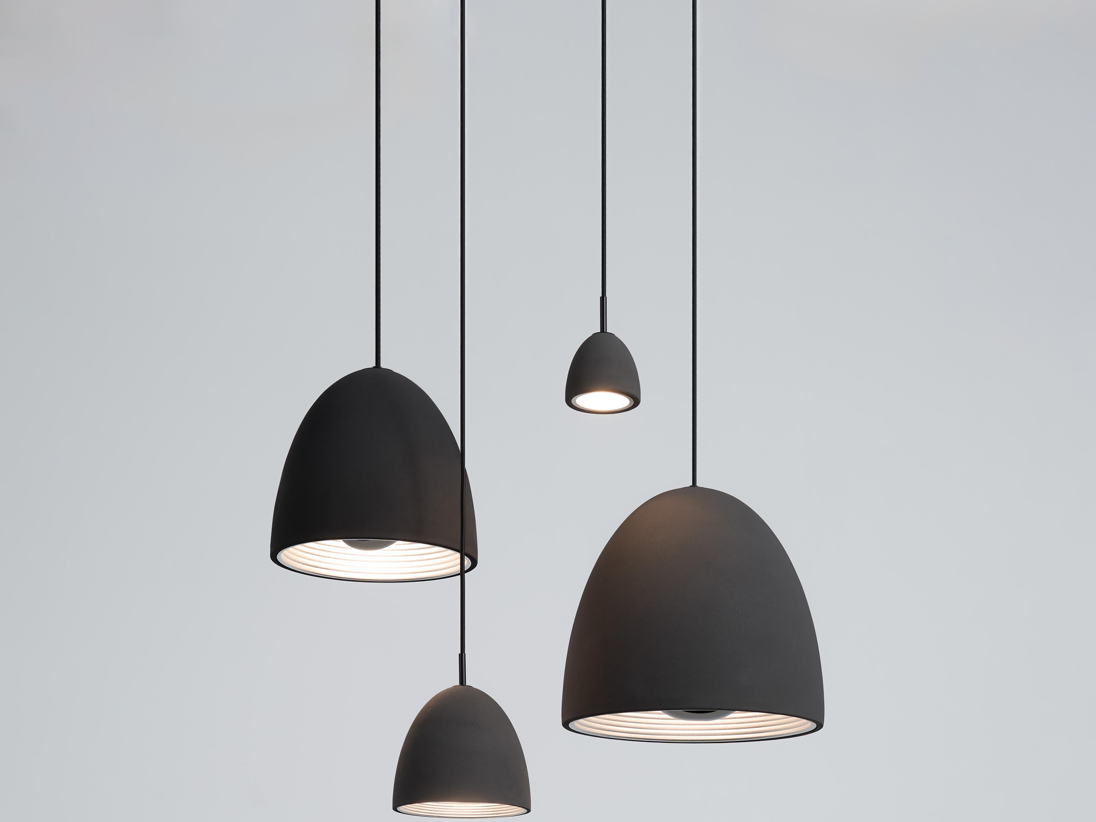 Seed Design Castle Noir Black Dome Pendant