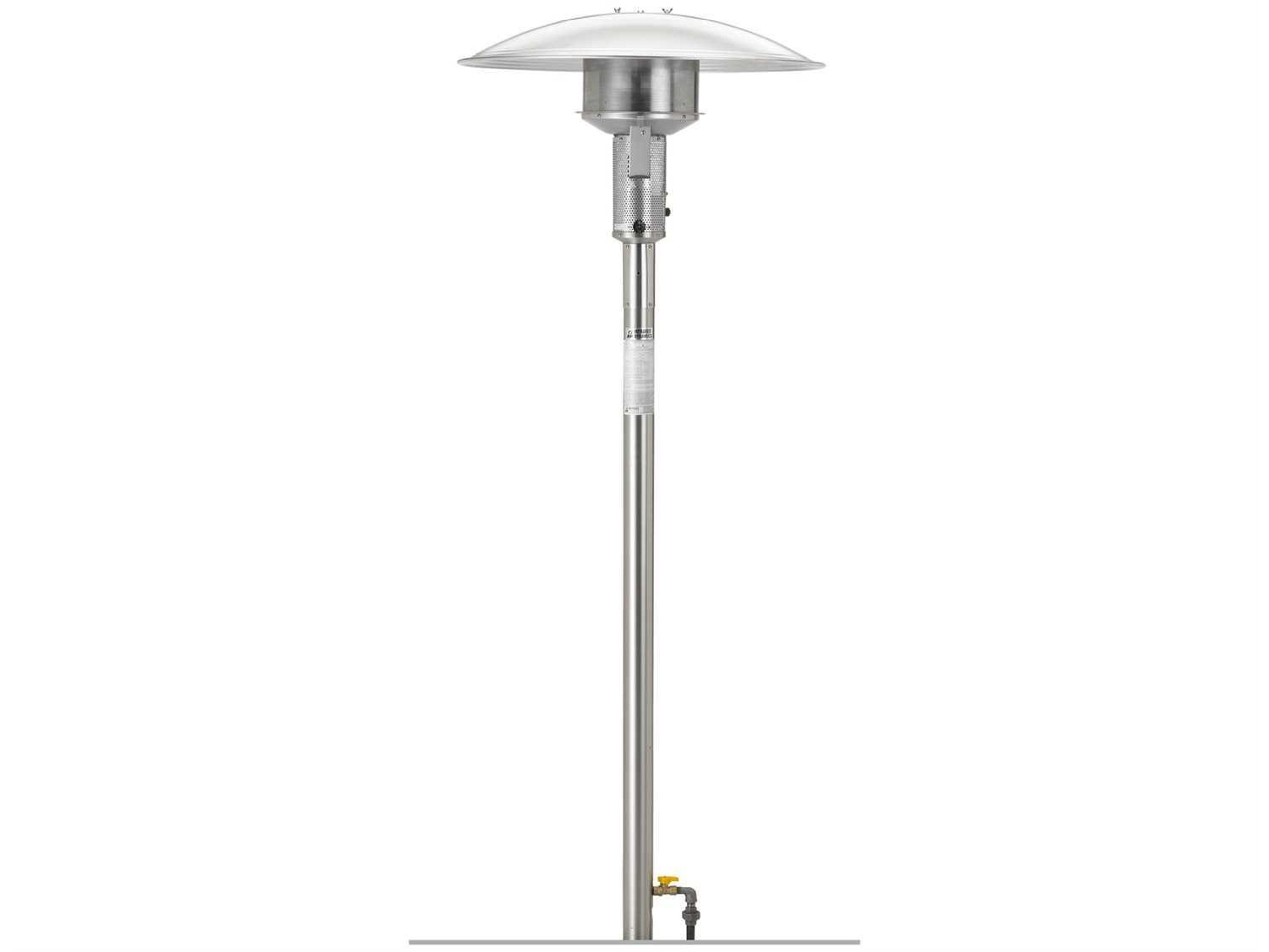 Sunglo Stainless Steel Permanent Post Natural Gas Patio Heater
