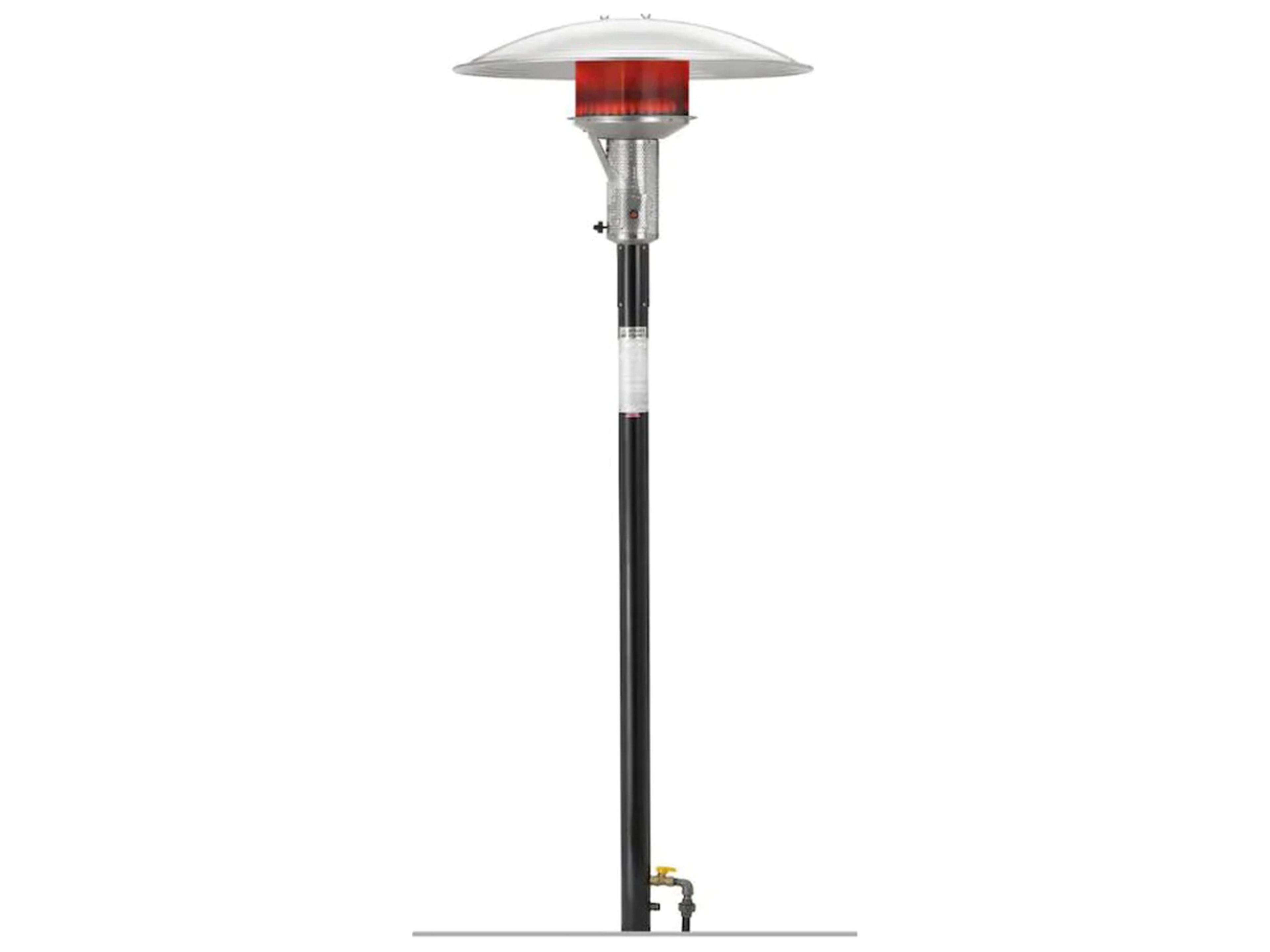Black Permanent NG 24Volt Outdoor Heater with Auto Ignition