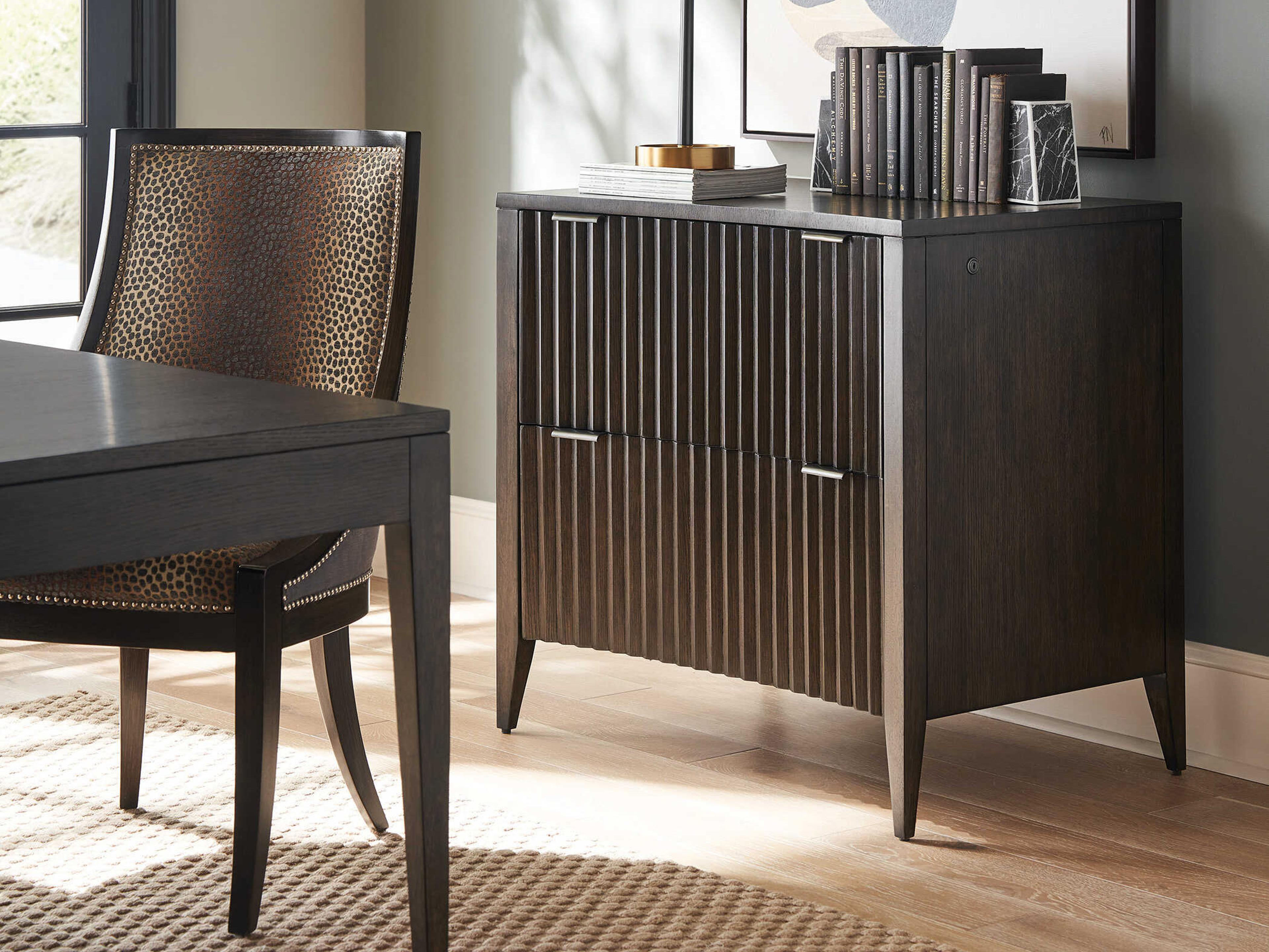 Sligh Studio Designs Dark Walnut File Cabinet