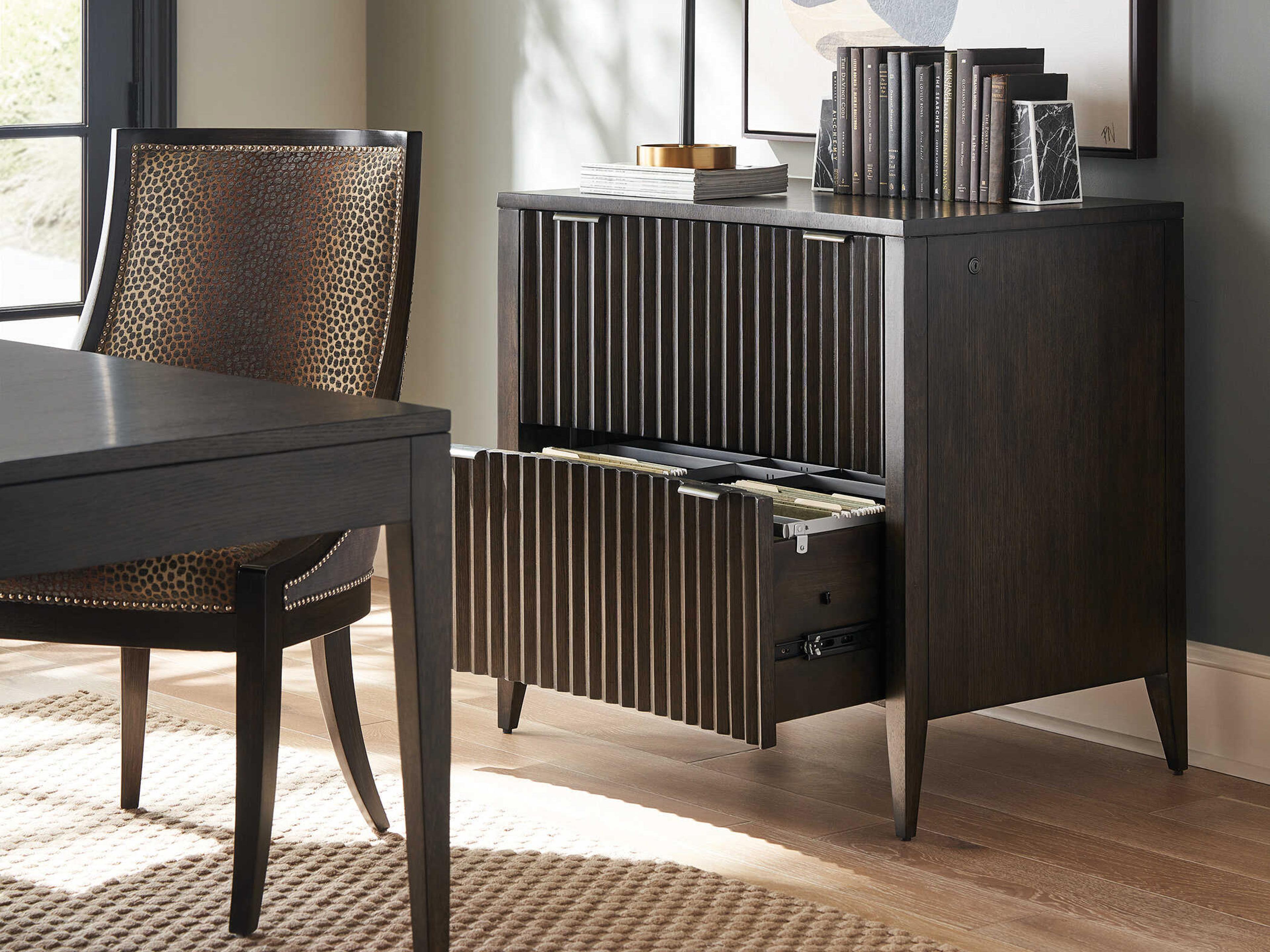 Sligh Studio Designs Dark Walnut File Cabinet