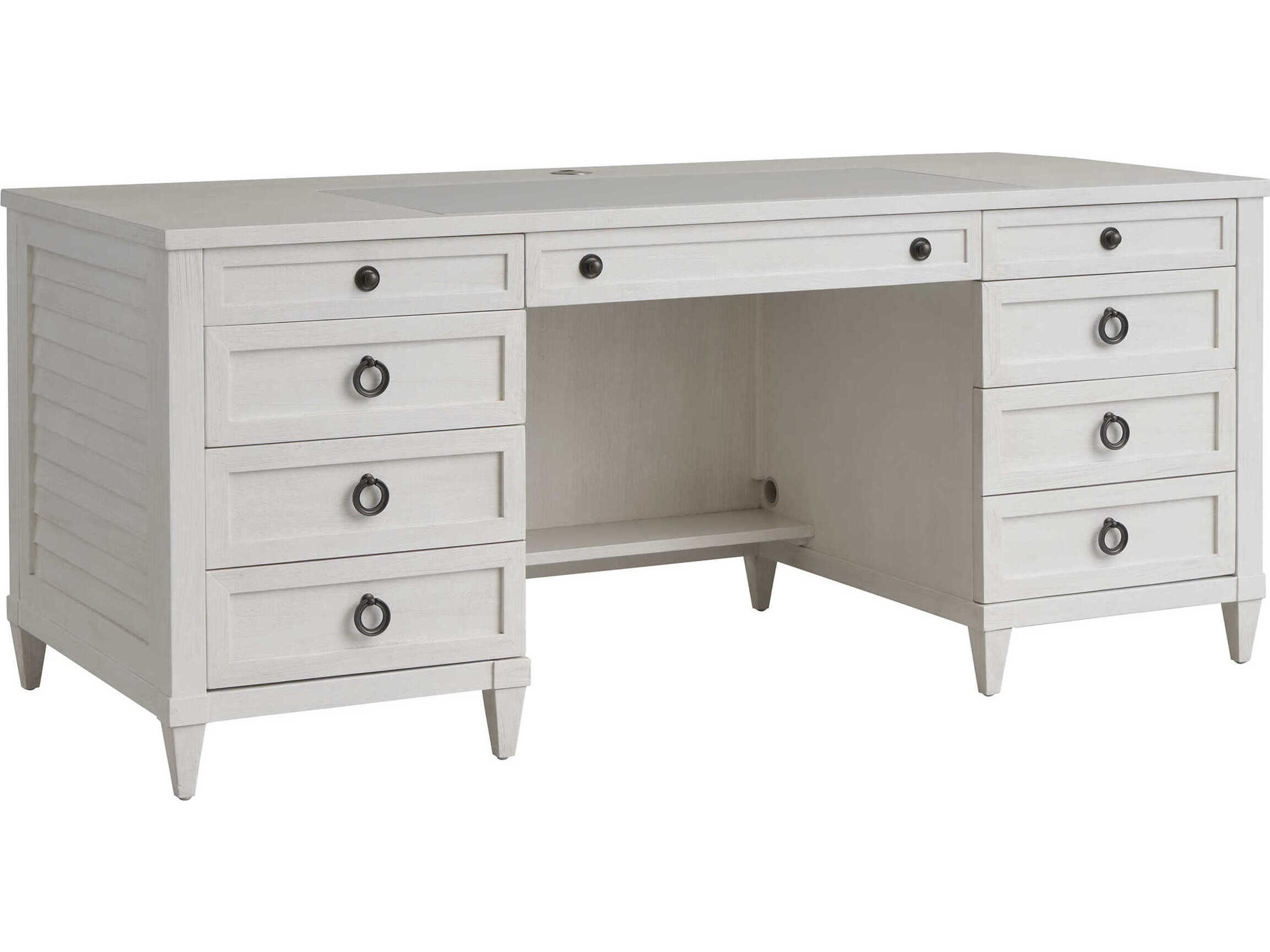 Sanibel White Executive Desk