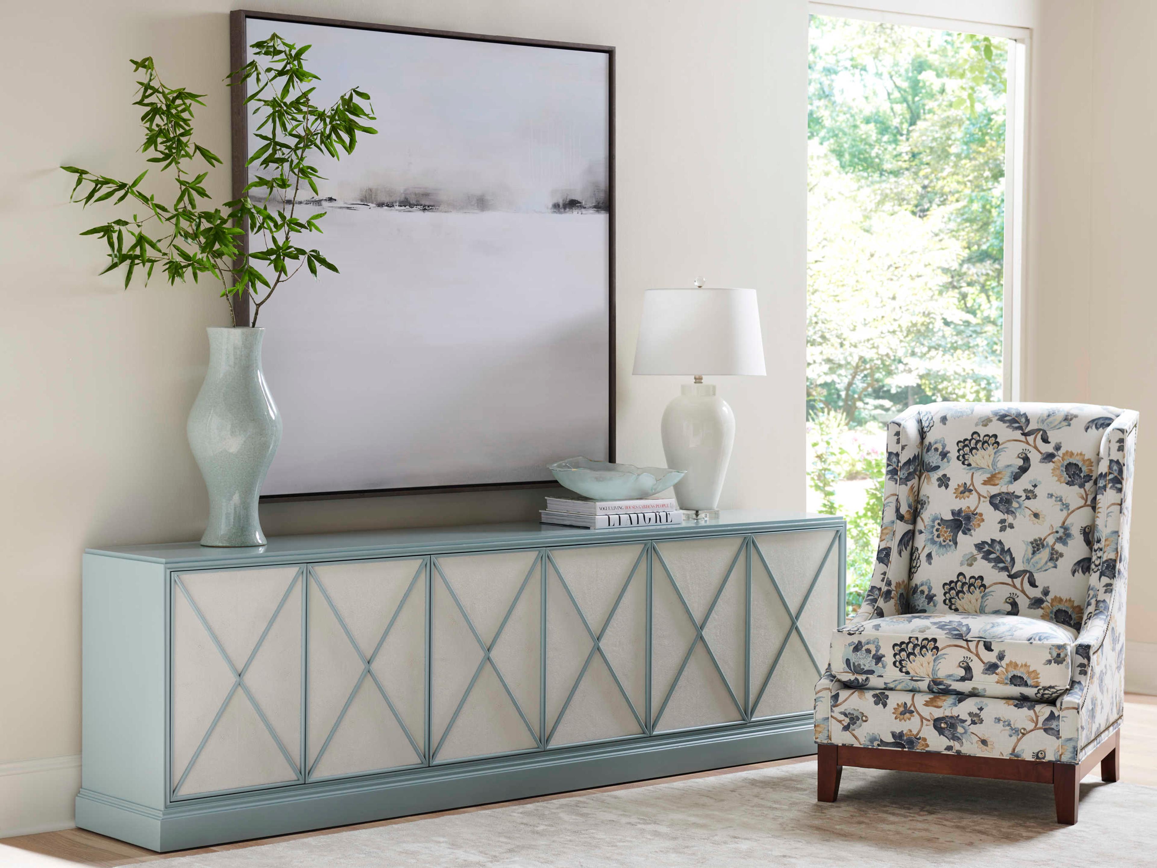 Sligh Studio Designs 103" Soft Pale Blue Media Console