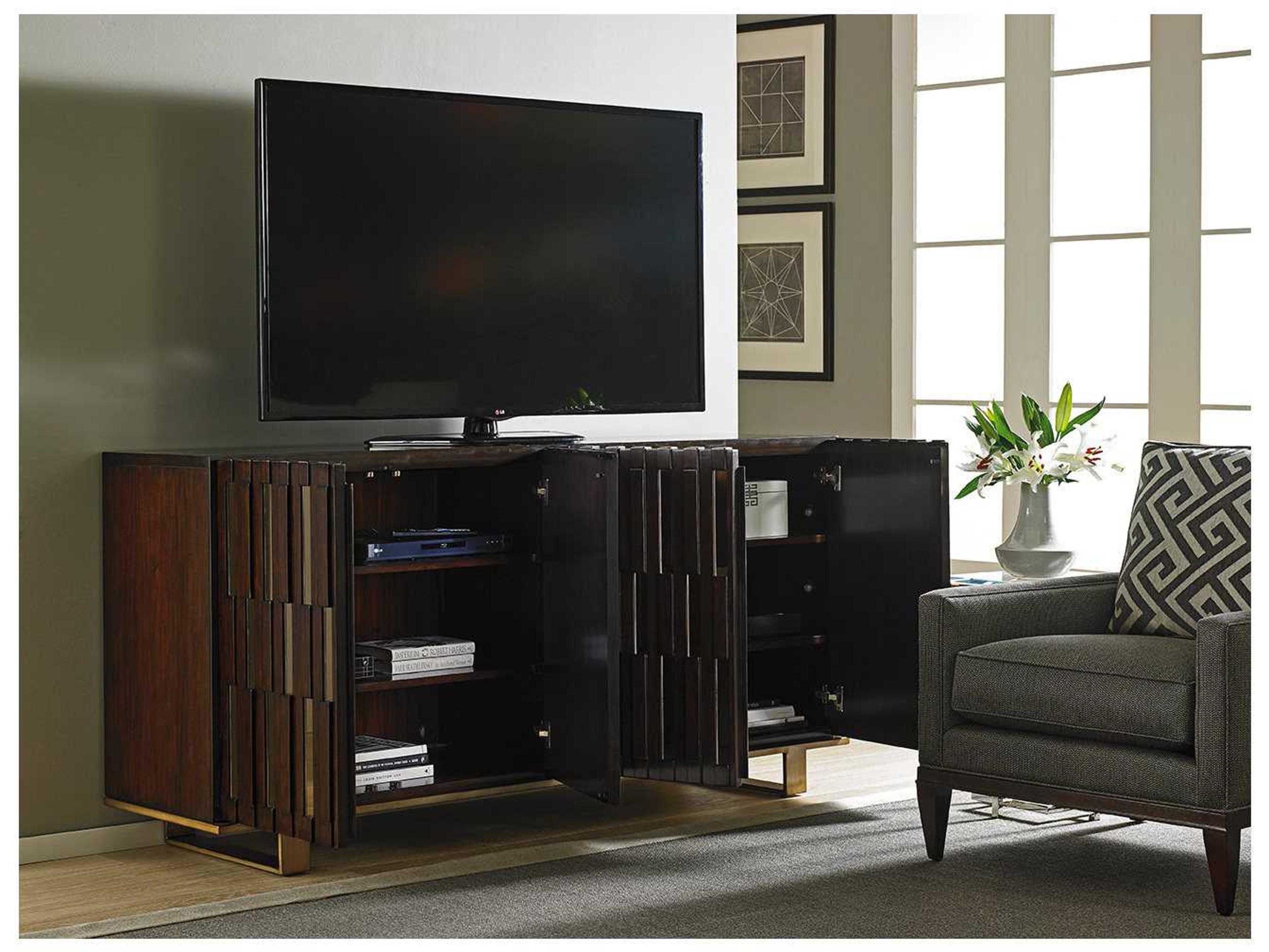 Sligh Studio Designs 75" Mahogany Wood Media Console