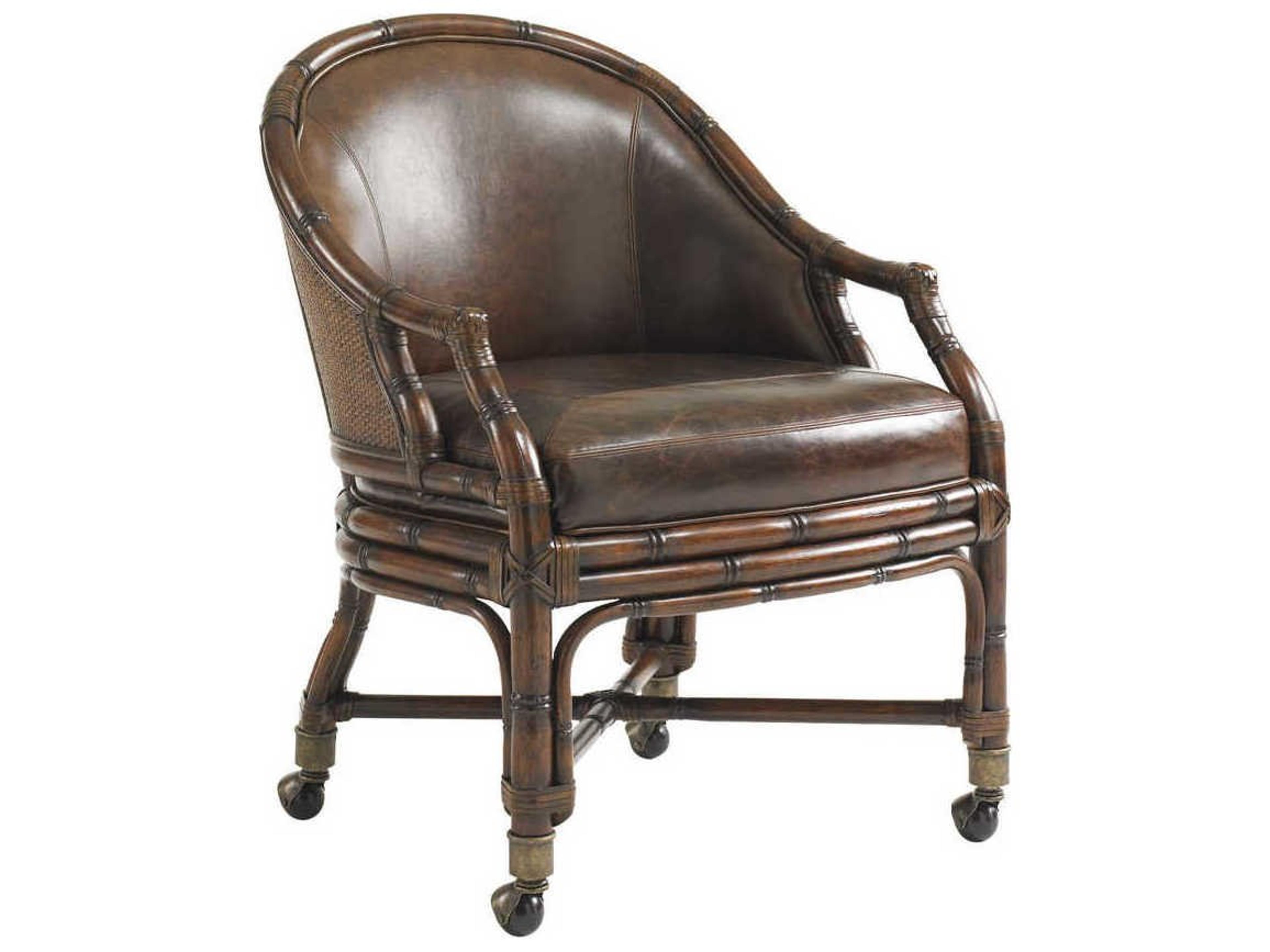 Bal Harbor Brown Leather Office Chair