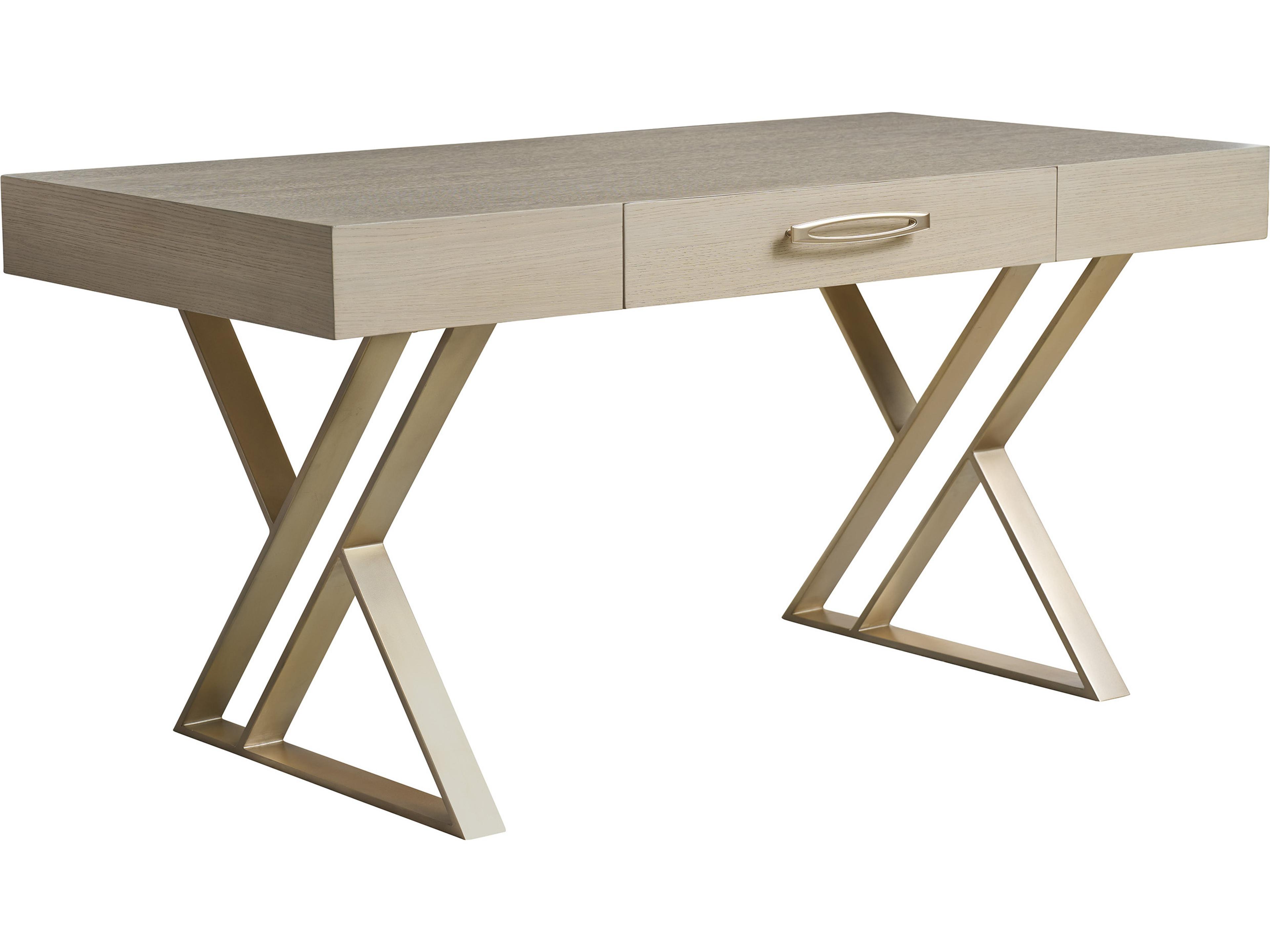 Apogee Champagne Oak Wood Writing Desk