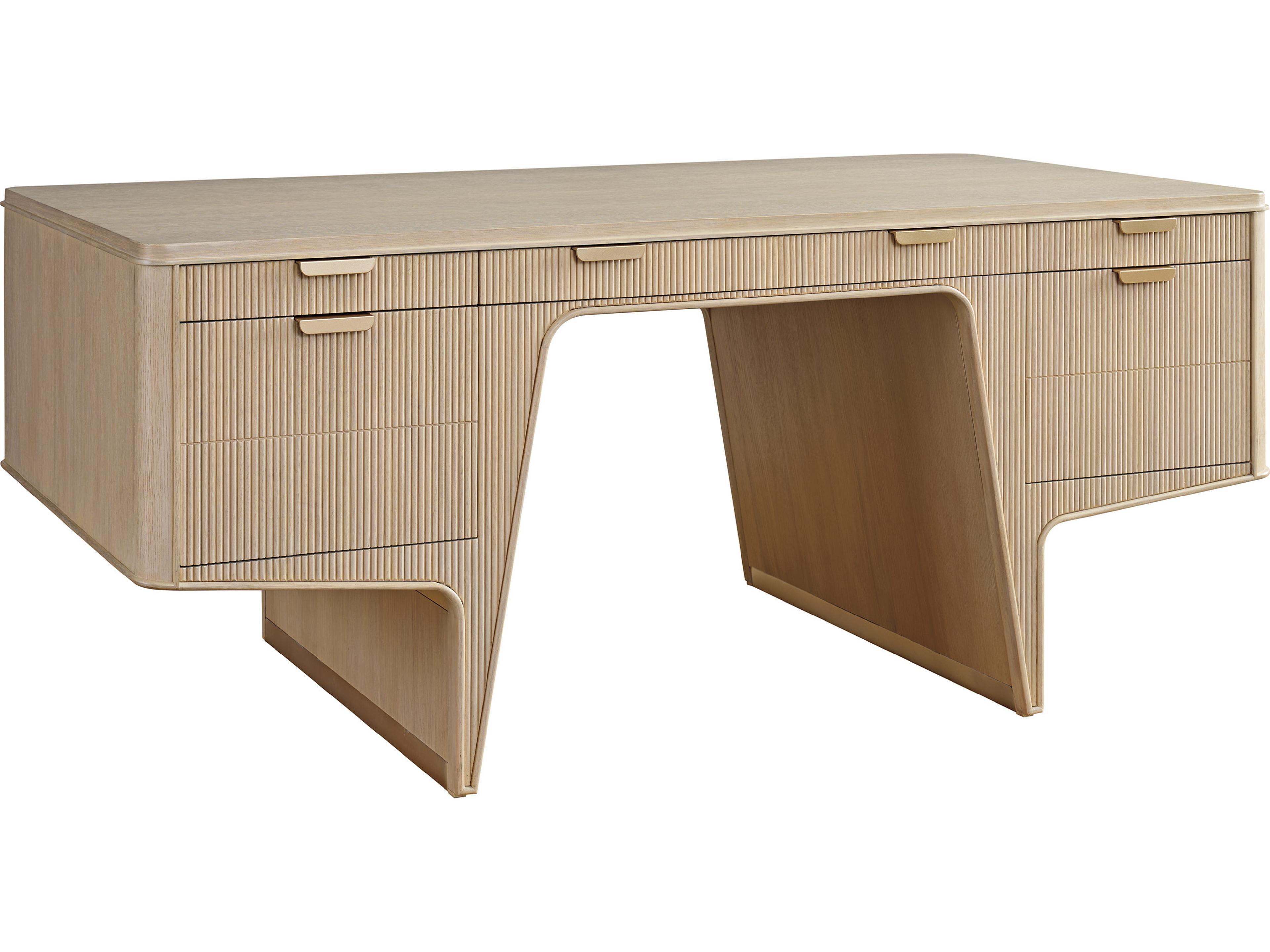 Montreux Natural Solid Wood Executive Desk