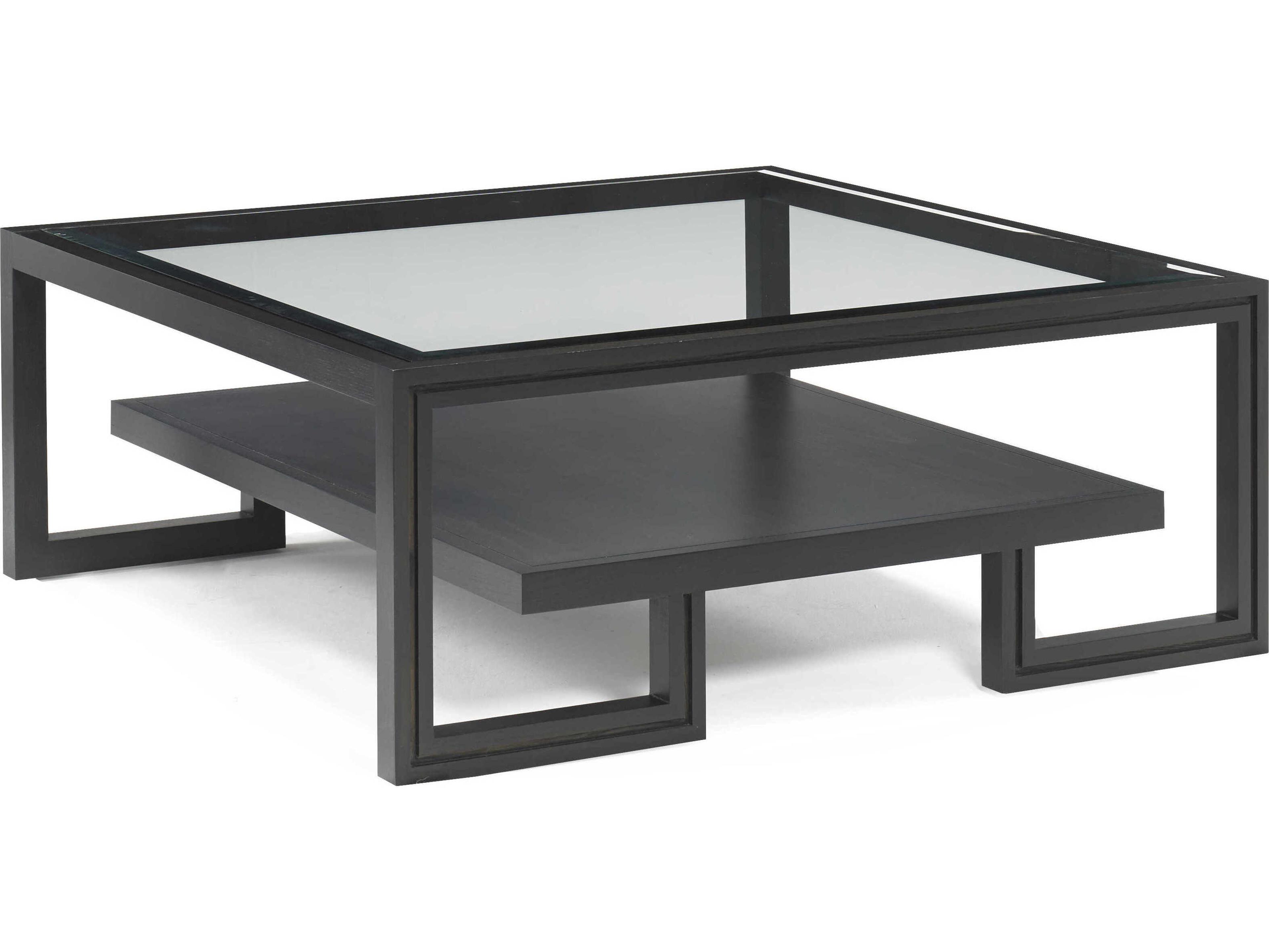 Sherrill Occasional North Shore Square Glass Coffee Table