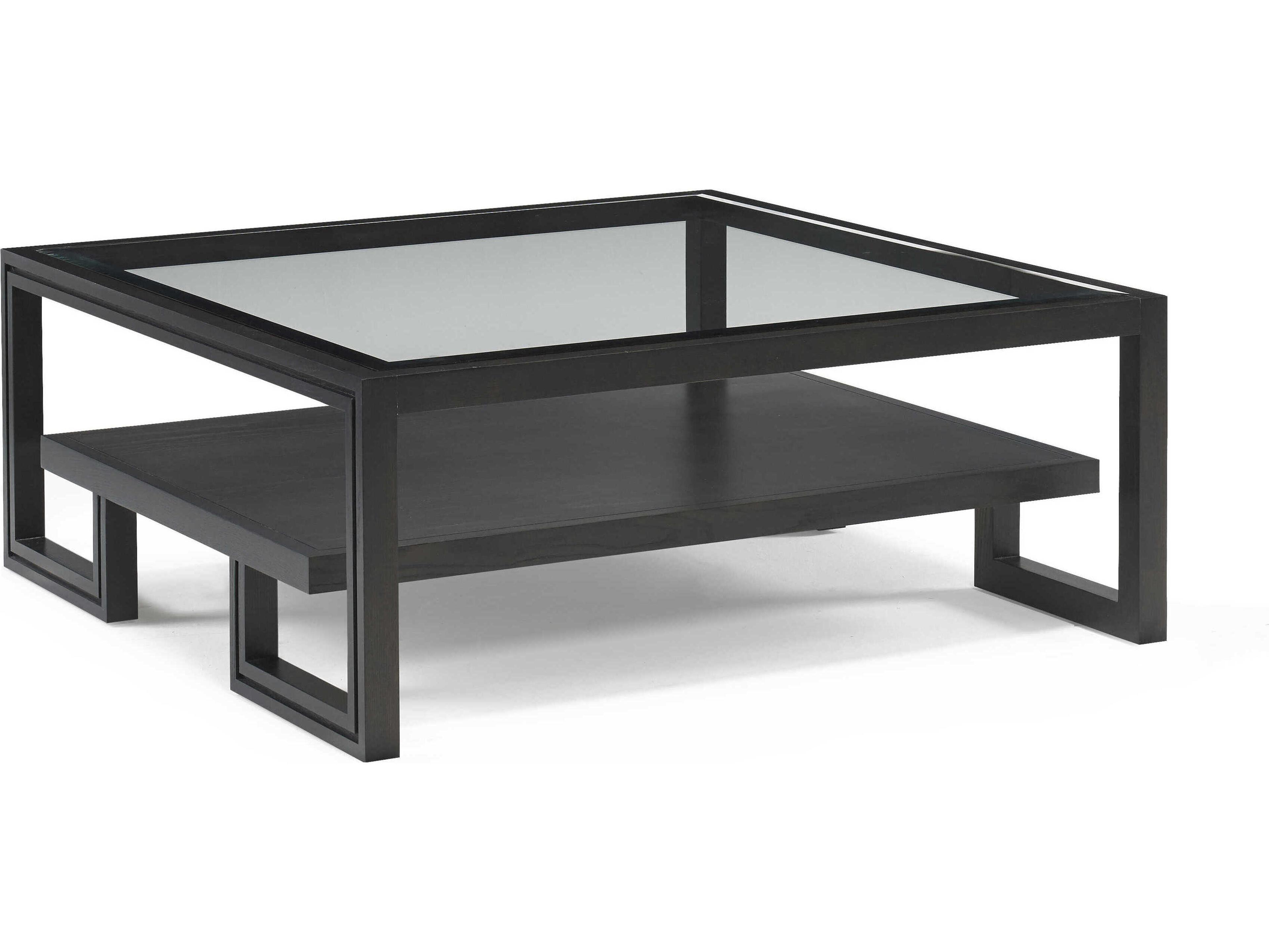 Sherrill Occasional North Shore Square Glass Coffee Table