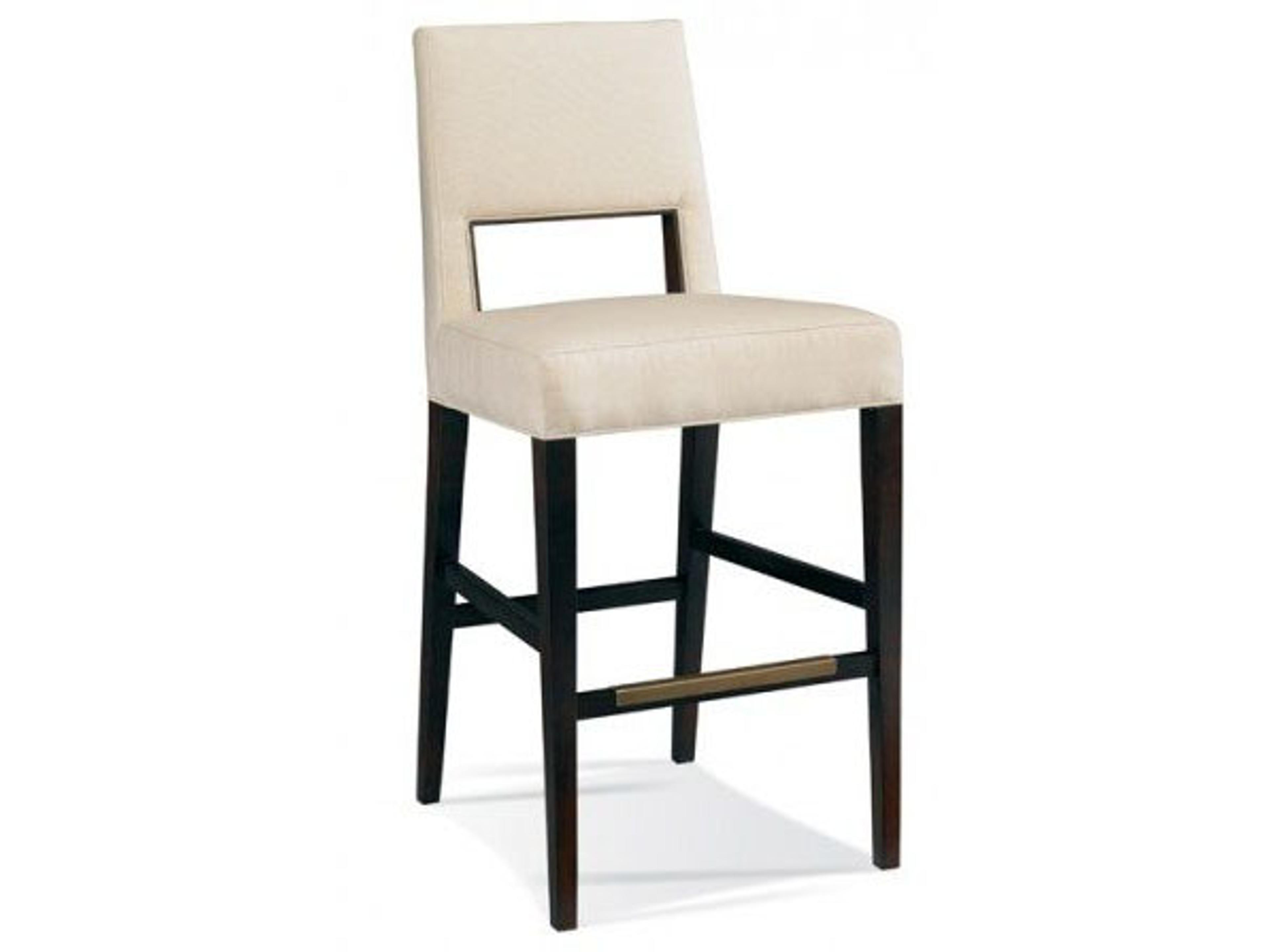 Casual Upholstered Solid Wood Bar Stool