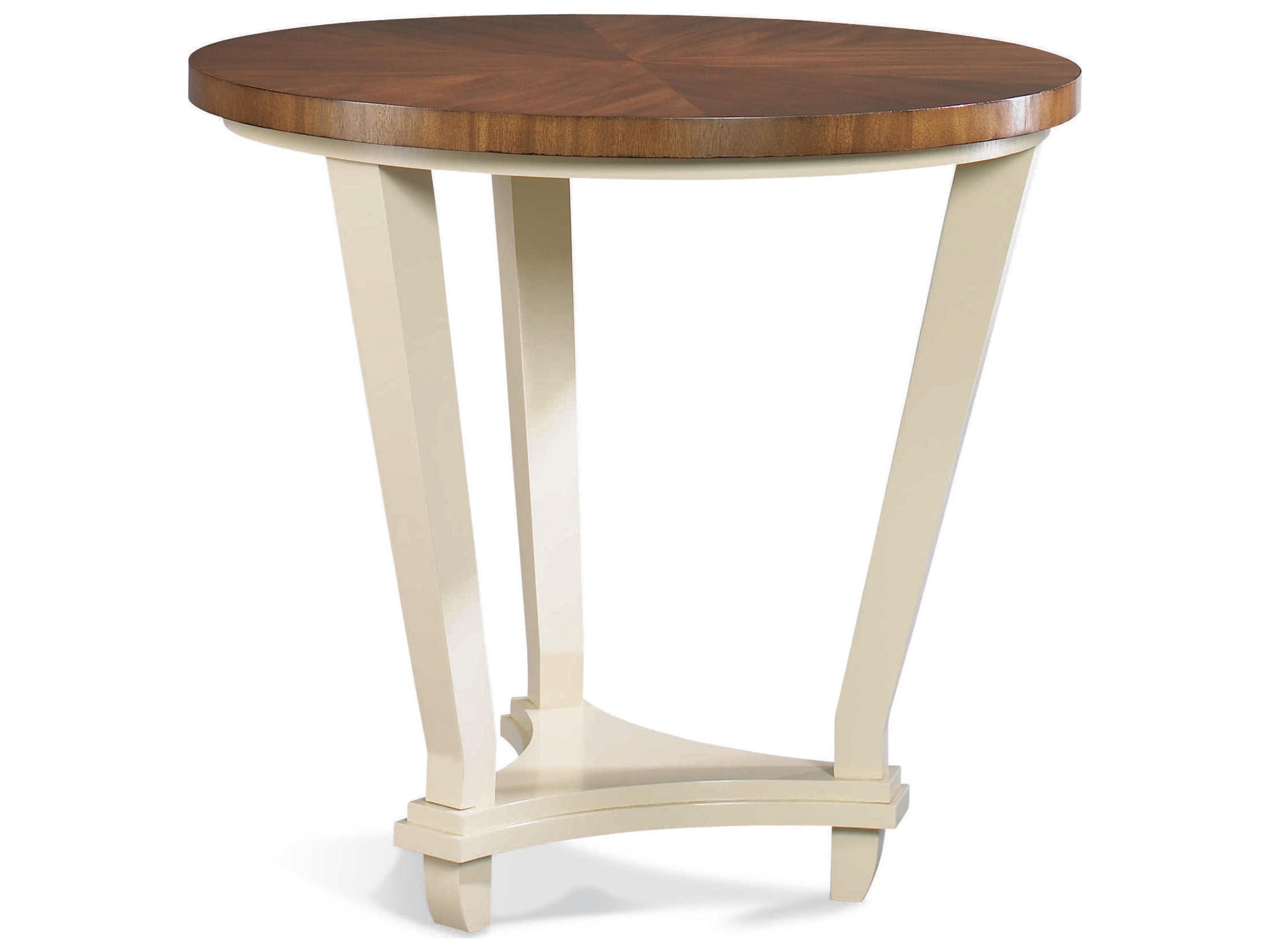 Sherrill Occasional Salon Round Wood End Table