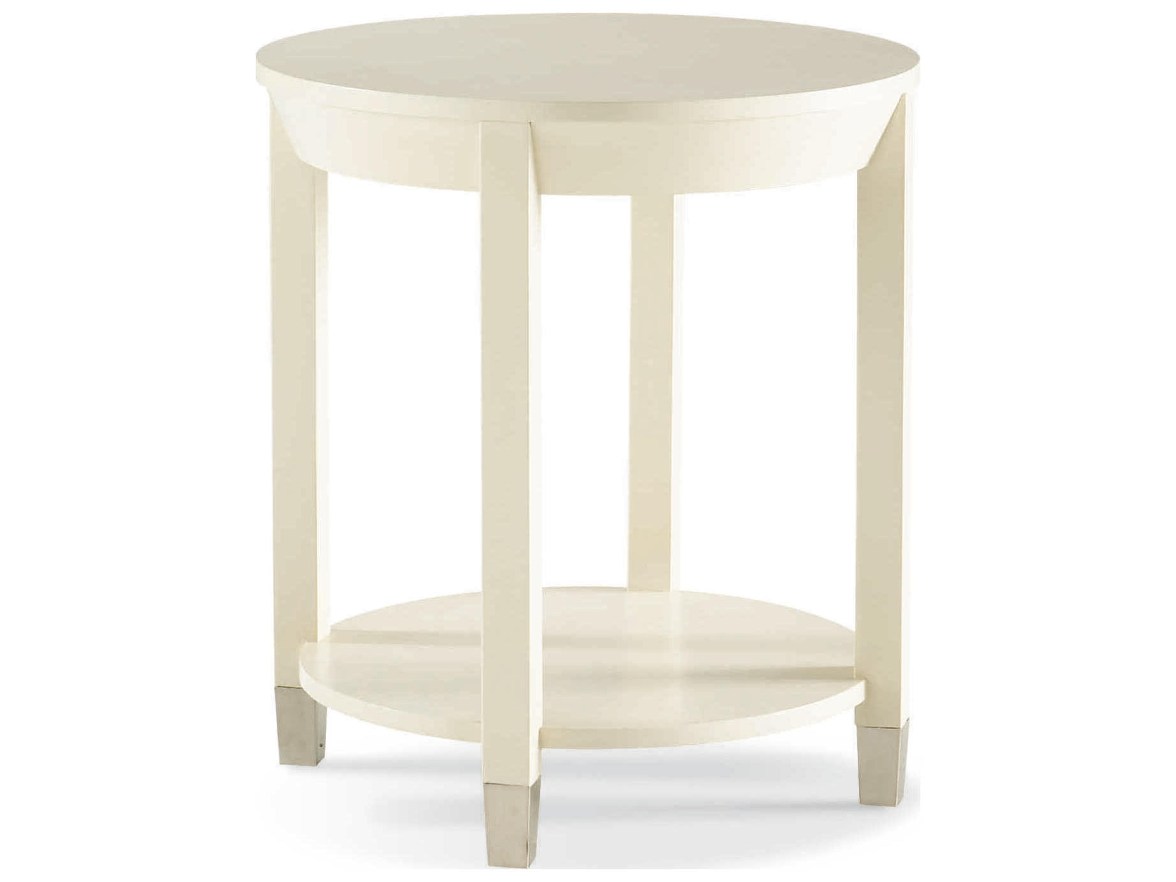Sherrill Occasional Greenwich Round Wood End Table