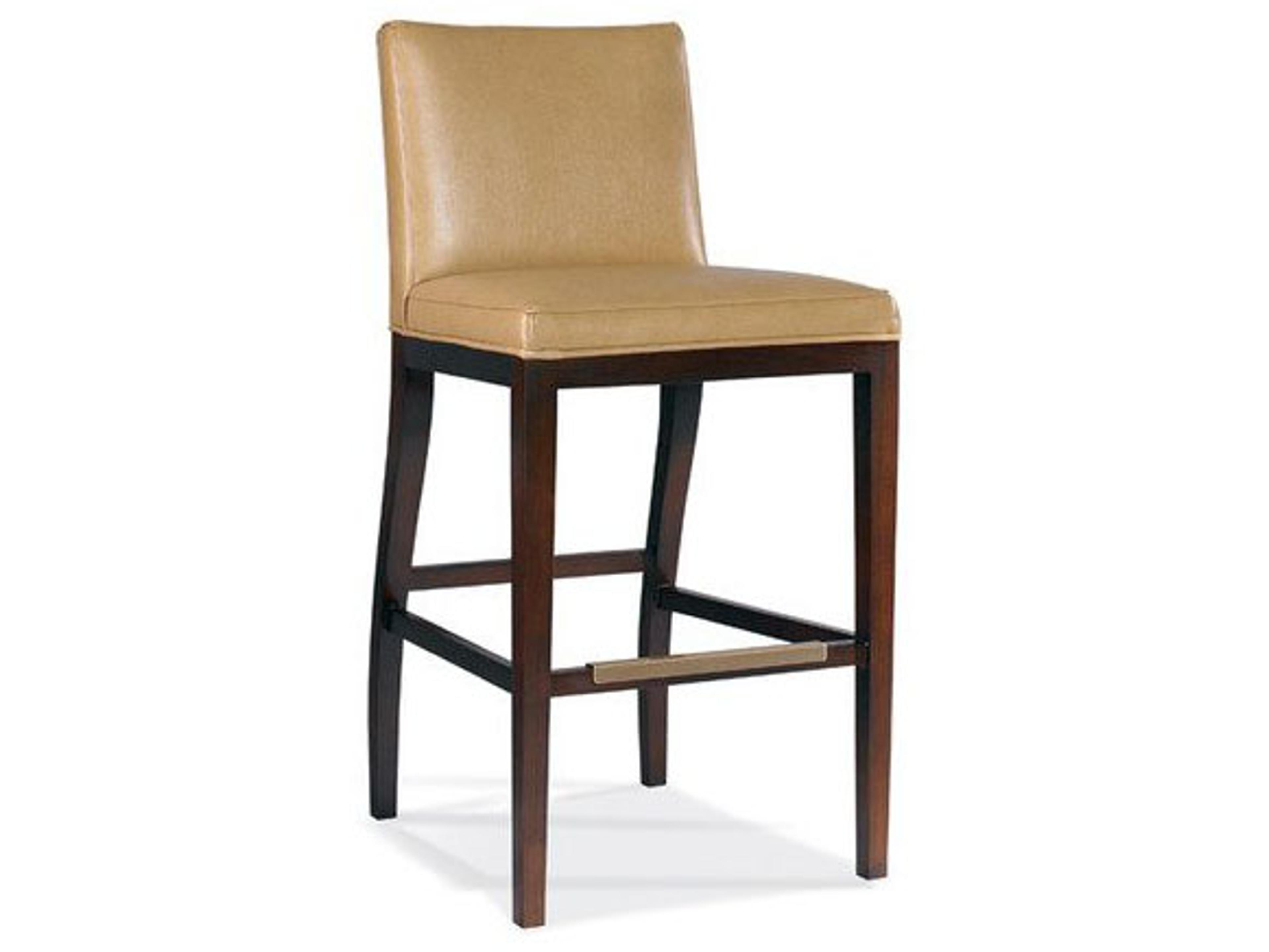 Custom Chair Upholstered Solid Wood Bar Stool