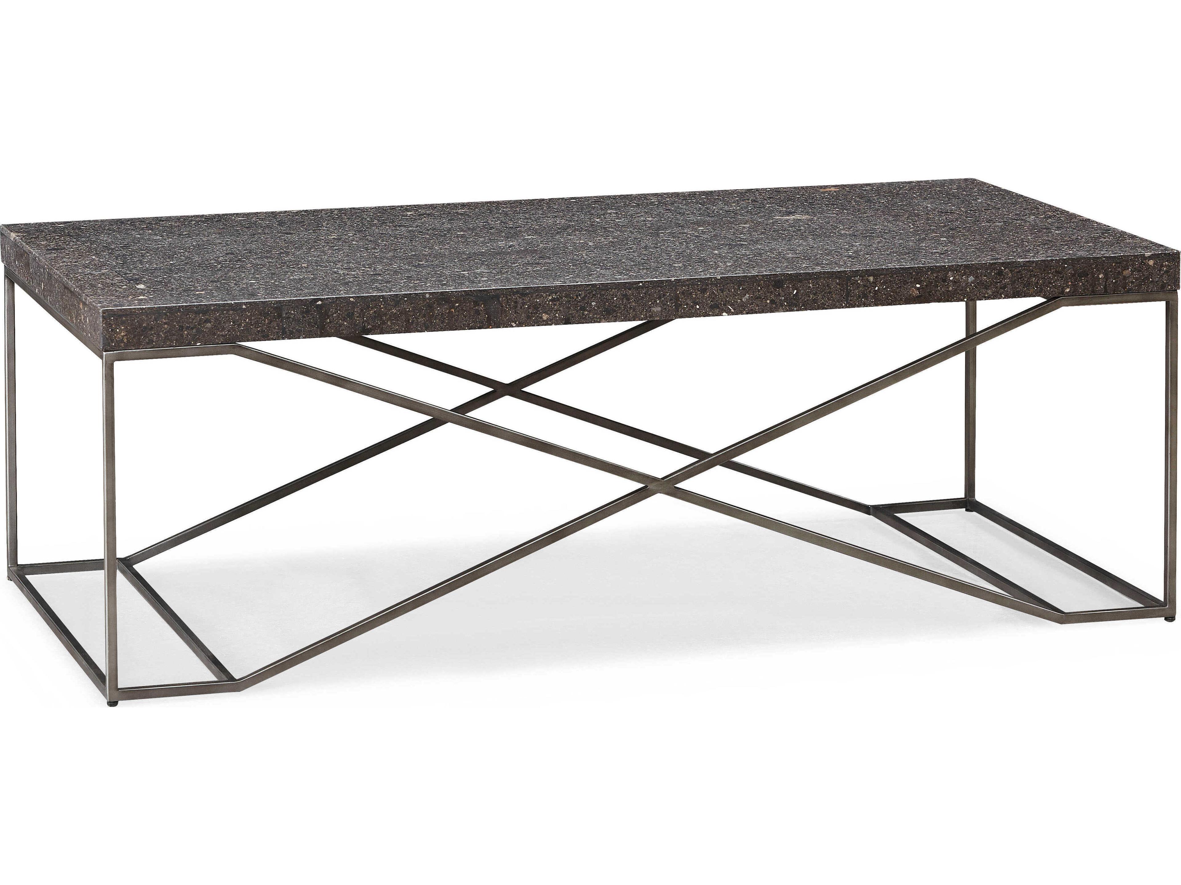 Nerani Rectangular Metal Dark Pewter Cocktail Table