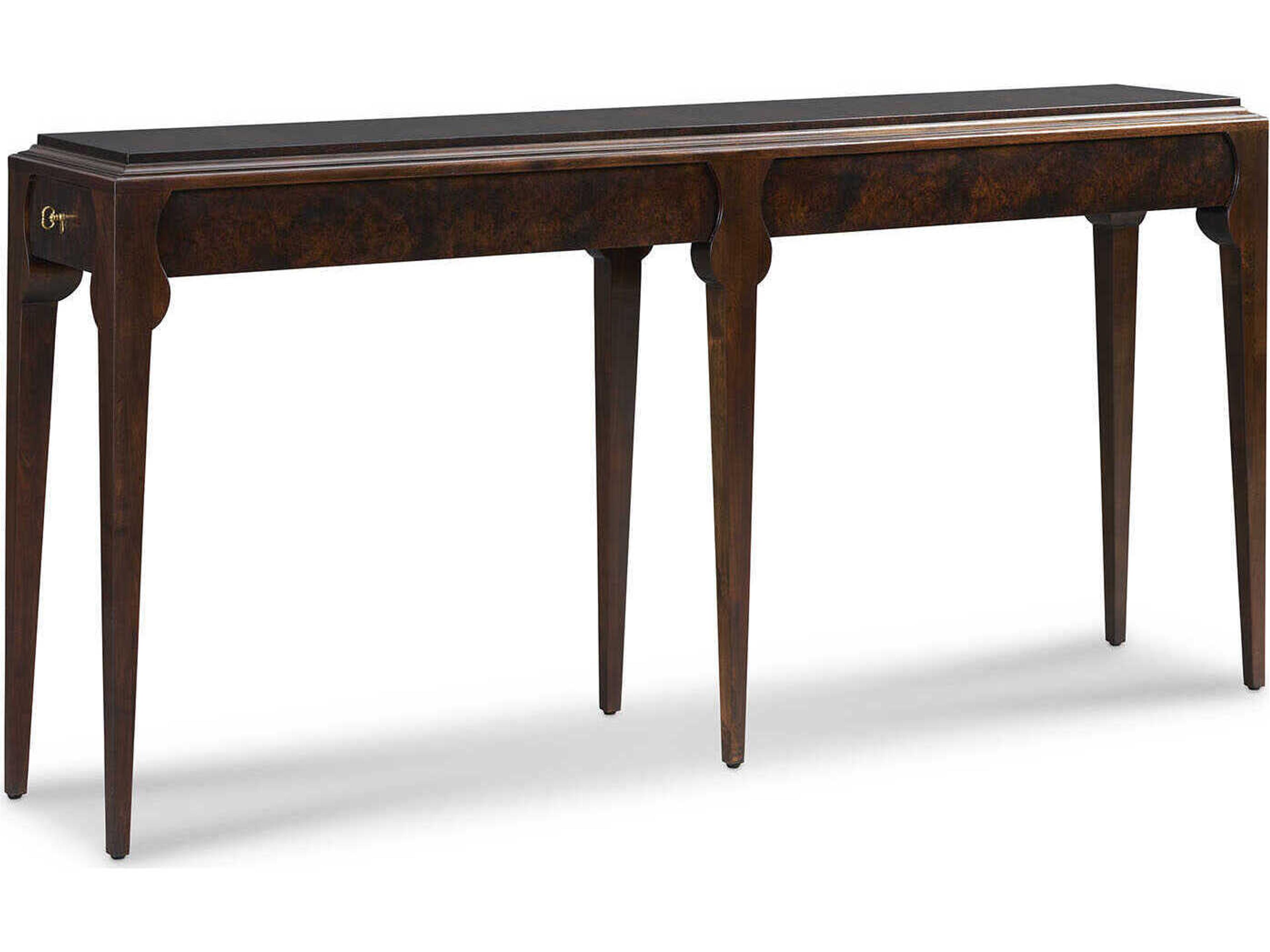 Voyage Maison Whitby Rectangular Wood Walnut Console Table