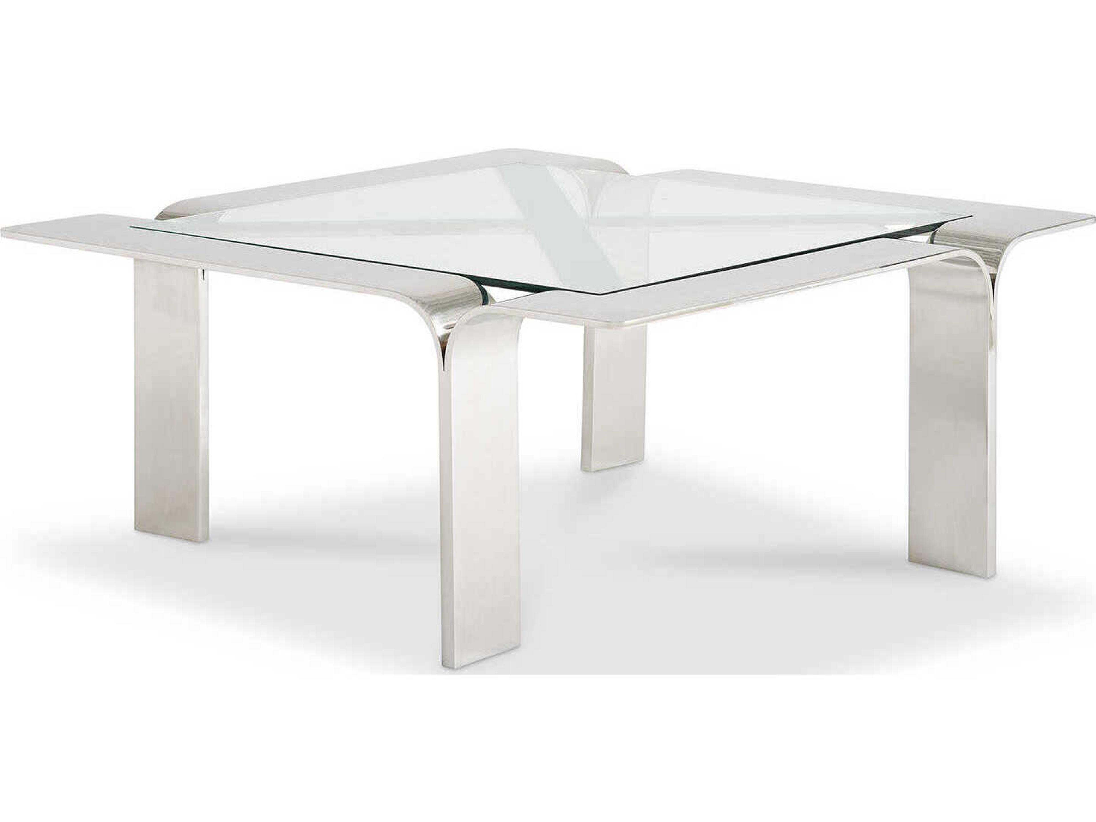Voyage Maison Travers Square Glass Cocktail Table