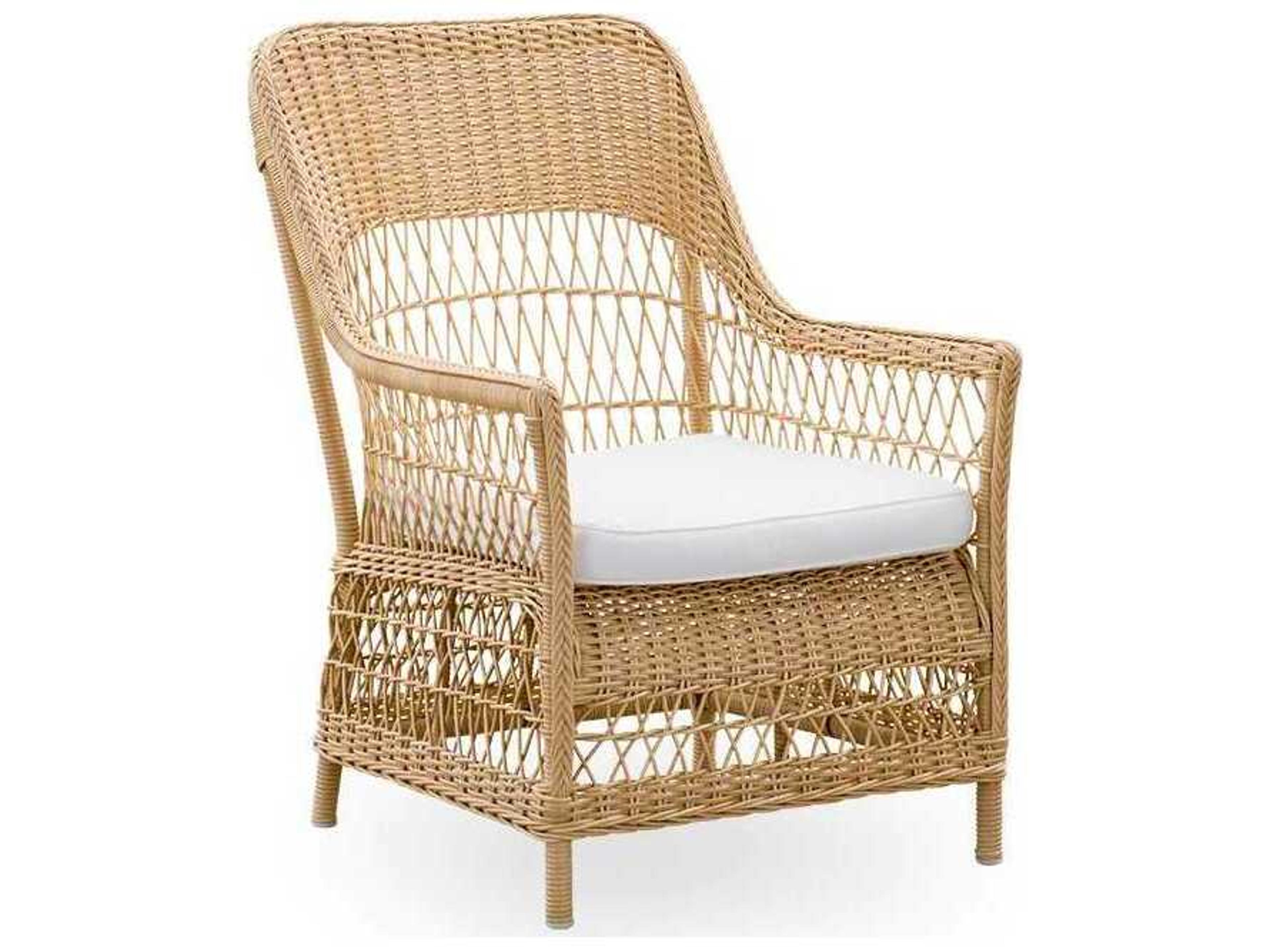 Georgia Garden Aluminum Rattan Natural Dawn Outdoor Patio Lounge Chair
