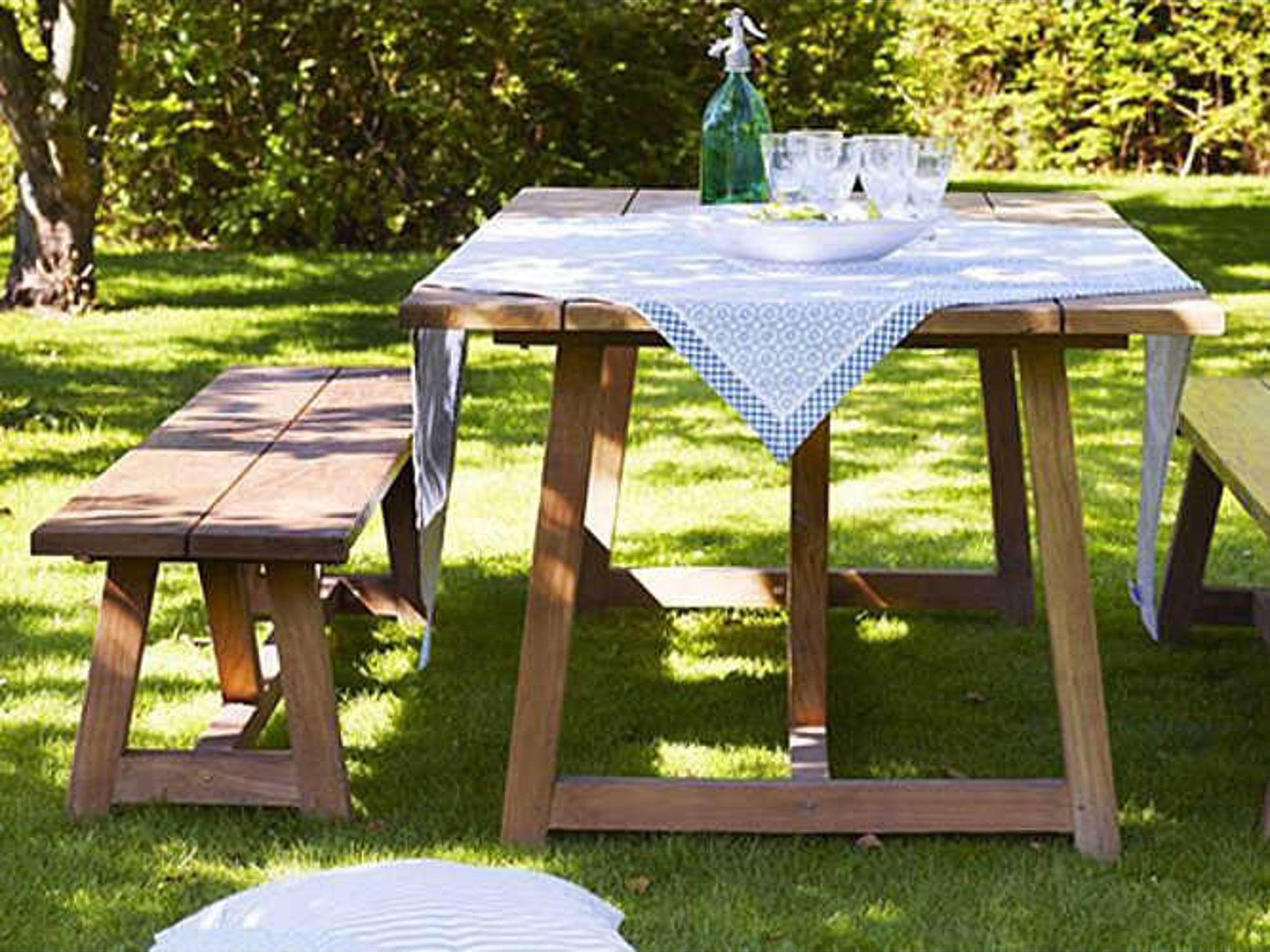 Sika Design Teak Natural Brown George Outdoor Bench