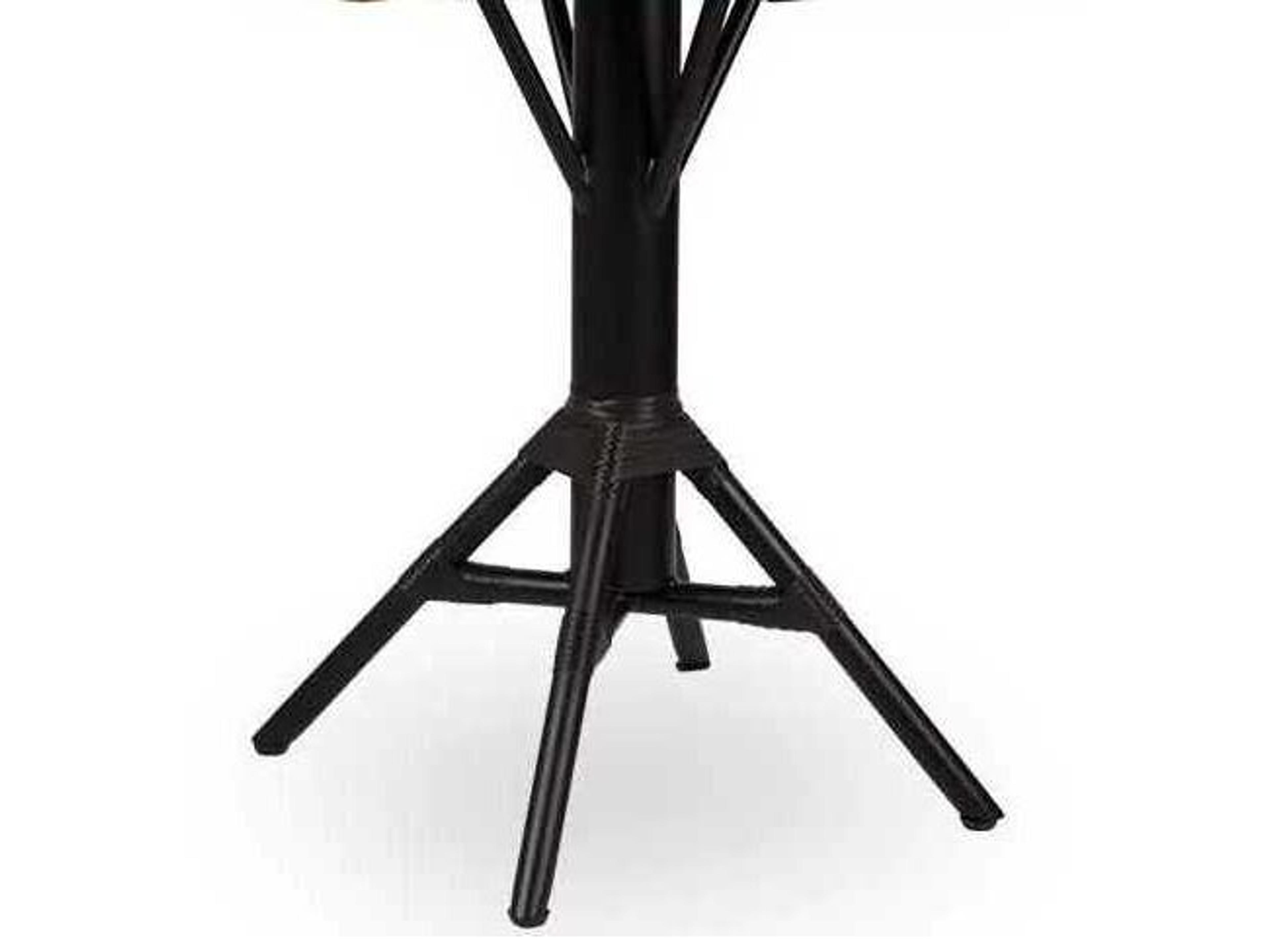 Alu Affaire Aluminum Black Cafe Table Base