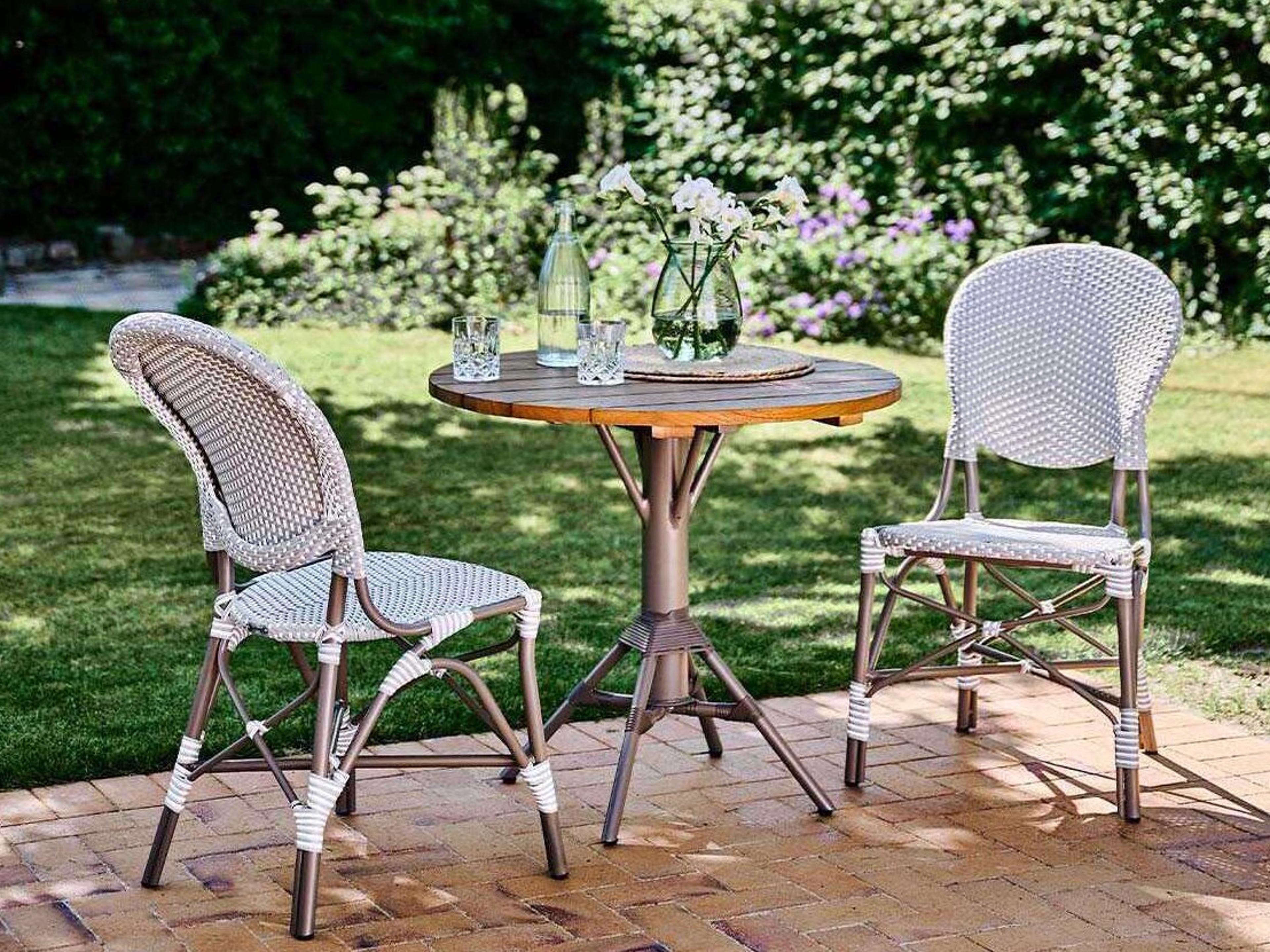 Sika Design Alu Affaire Aluminum Taupe Cafe Table Base