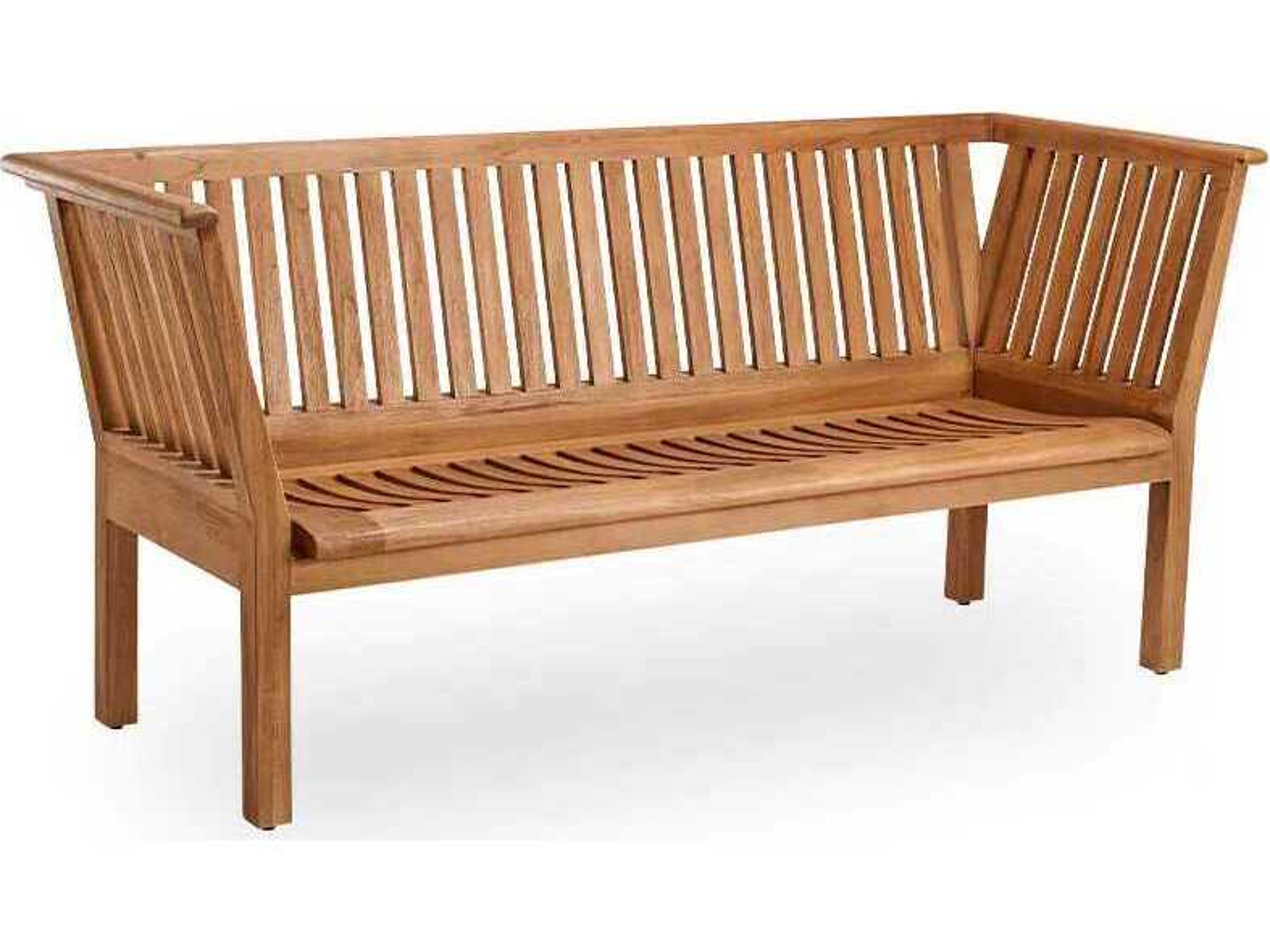 Exterior Teak St. Catherine Outdoor Patio Bench