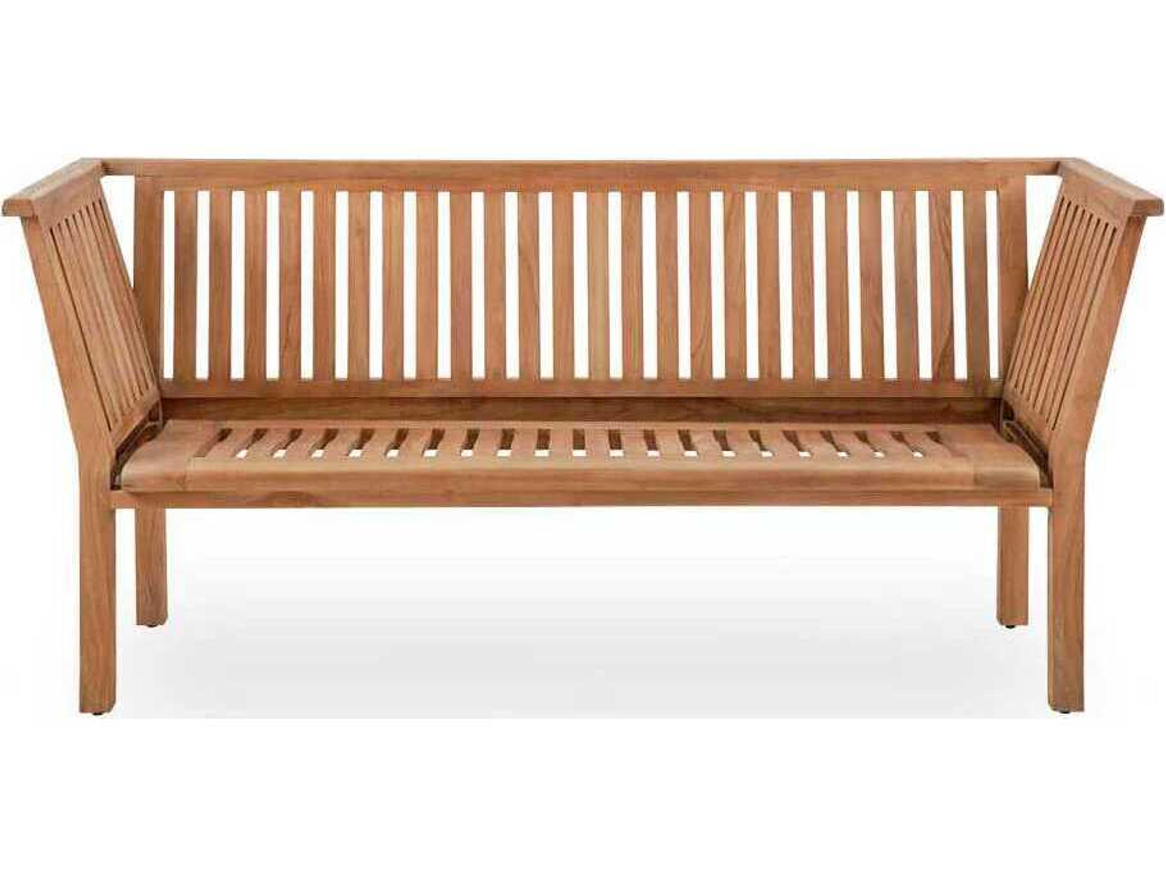 Sika Design Exterior Teak St. Catherine Outdoor Patio Bench