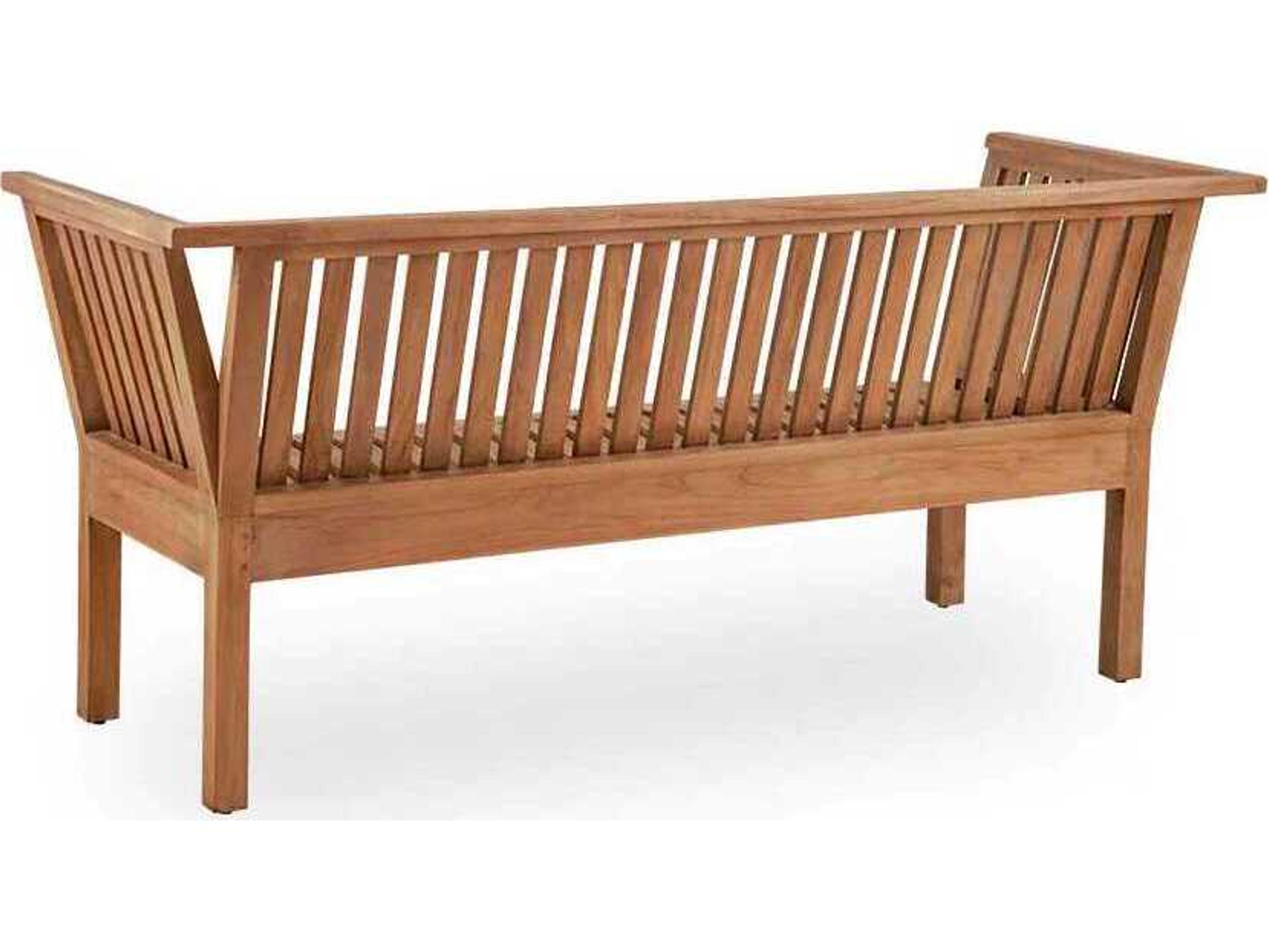 Sika Design Exterior Teak St. Catherine Outdoor Patio Bench