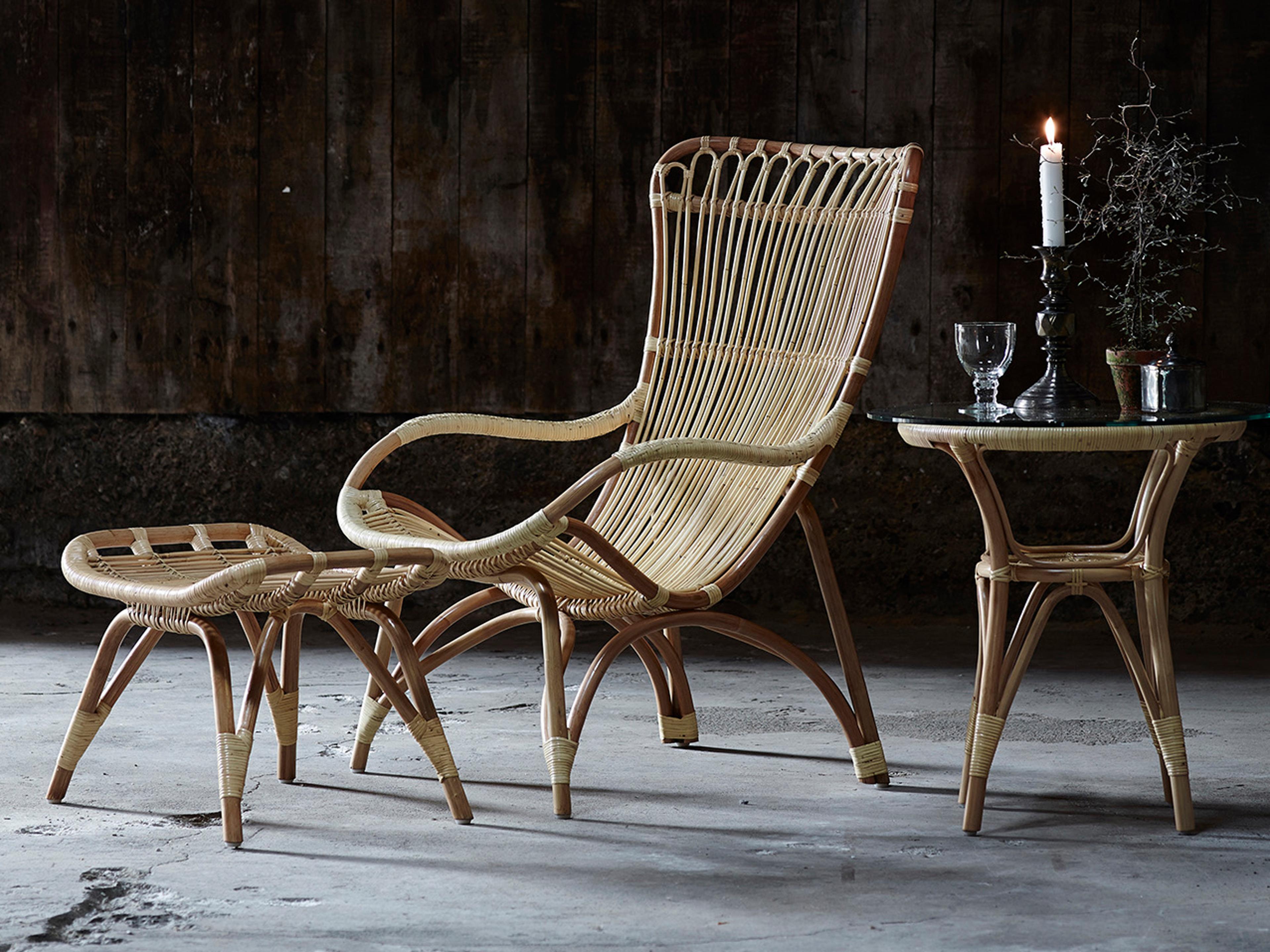 Sika Design Originals Natural, Youtoo Sand Aluminum Cushion Ottoman in Youtoo Sand