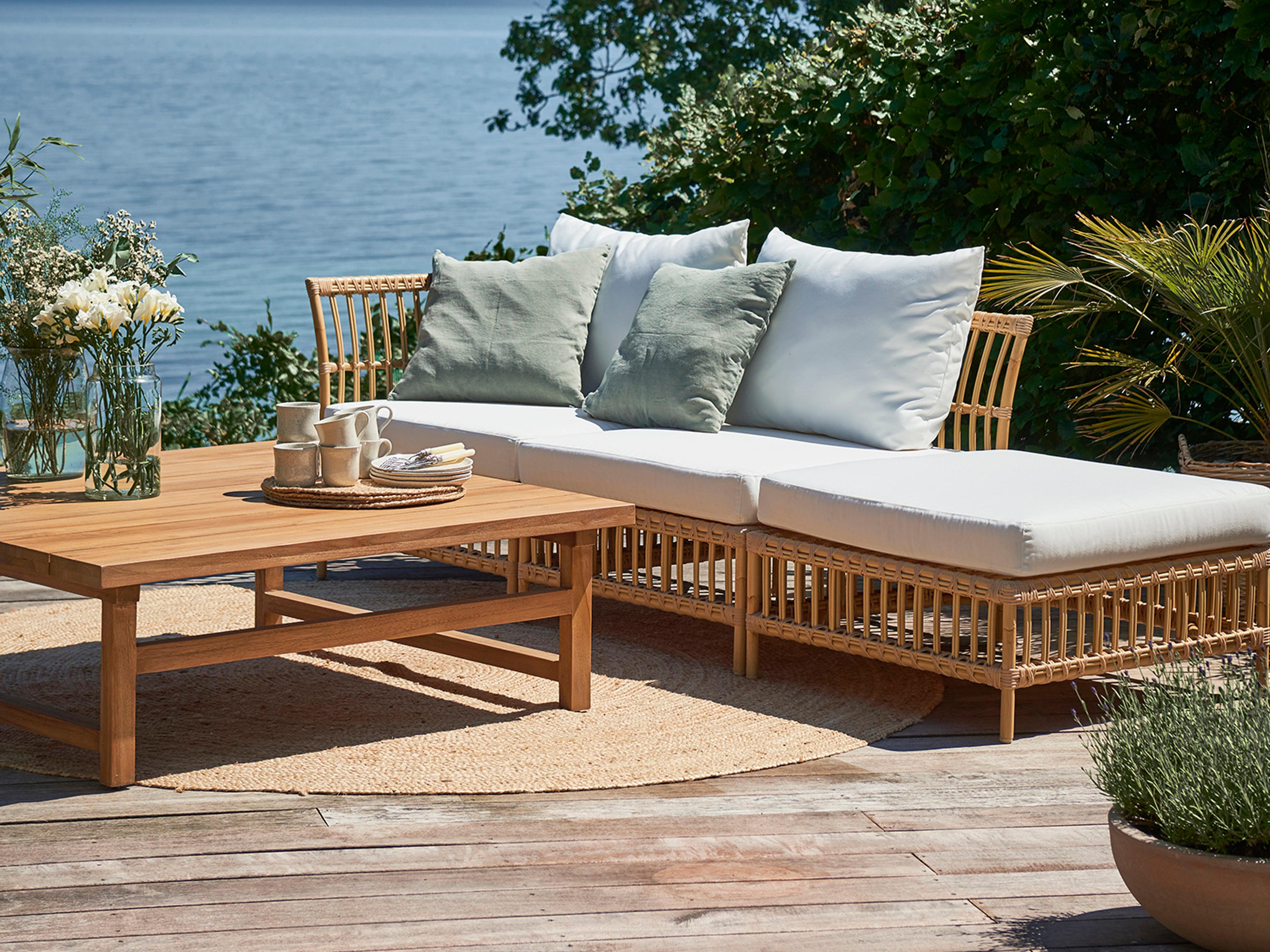 Sika Design Exterior Aluminum Natural Cushion Lounge Chair