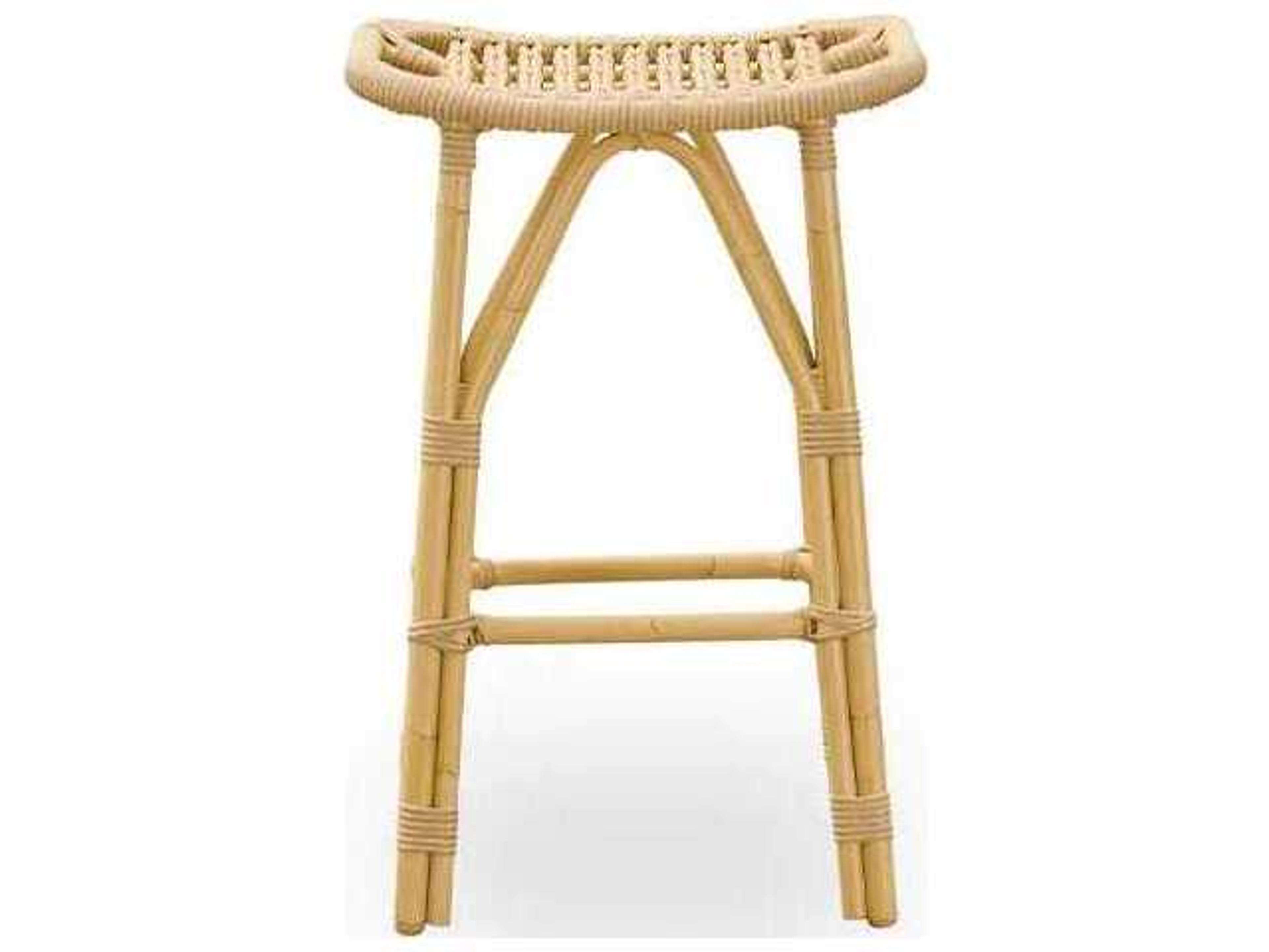 Sika Design Exterior Aluminum Rattan Natural Salsa Patio Counter Stool