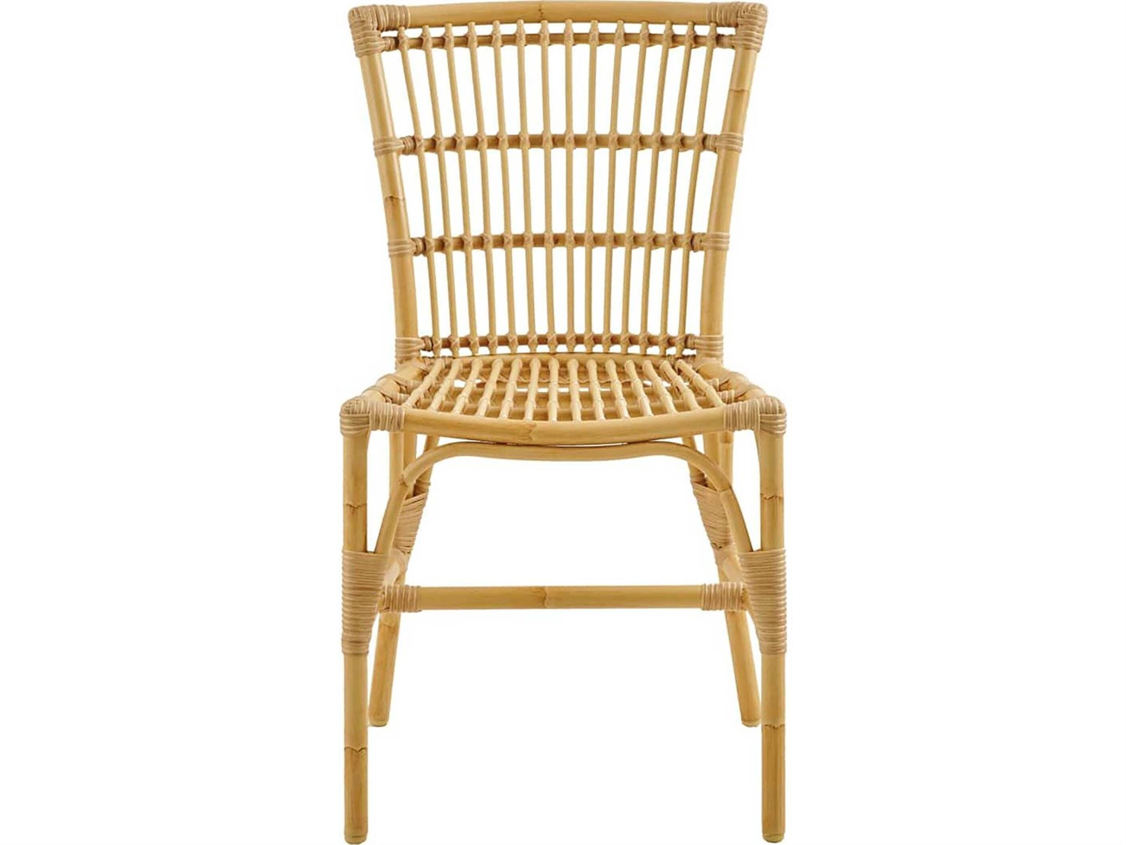 Sika Design Exterior Aluminum Natural Elisabeth Stackable Outdoor Patio Dining Side Chair