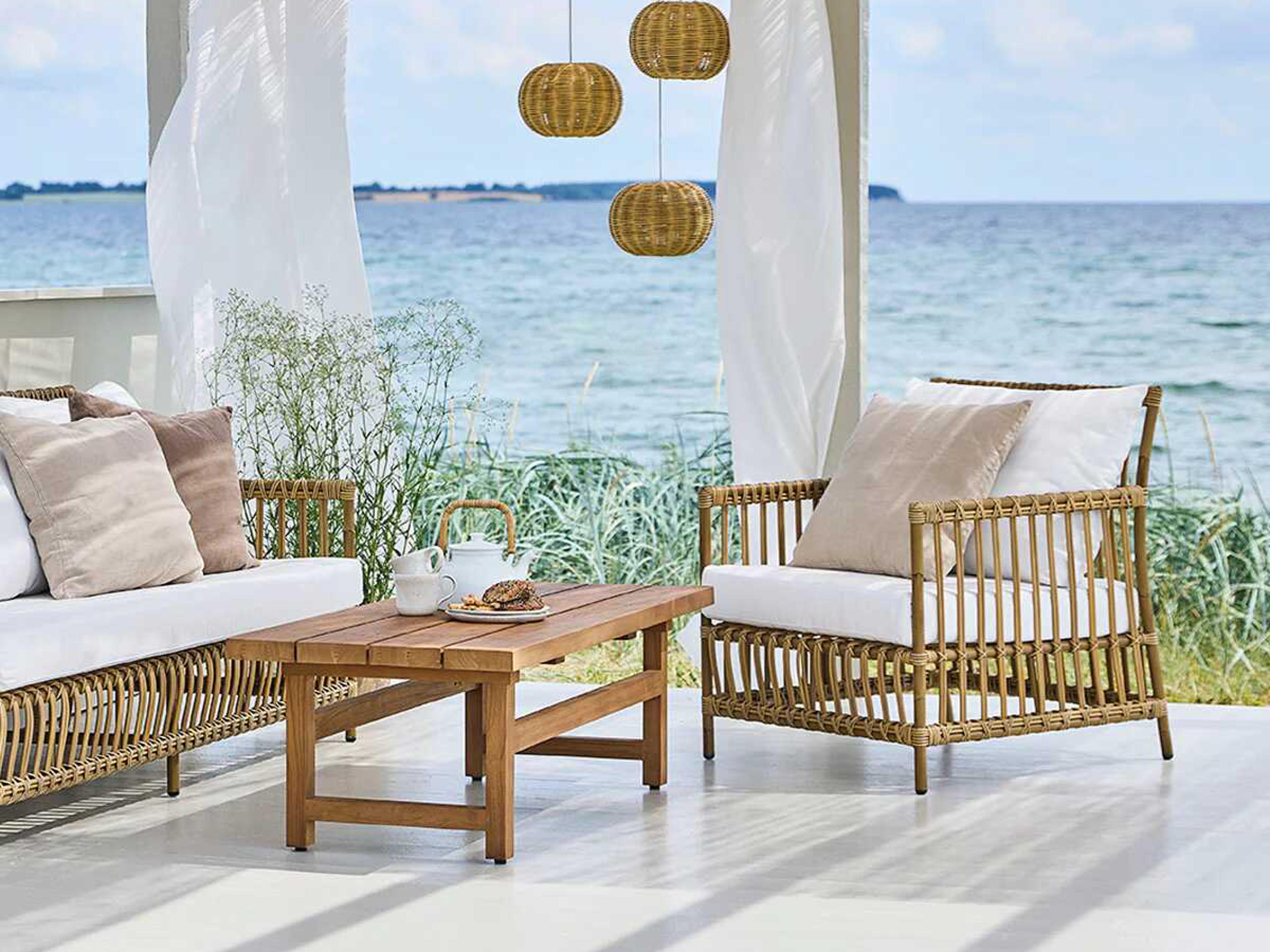 Sika Design Exterior Aluminum Rattan Antique Caroline Outdoor Lounge Chair