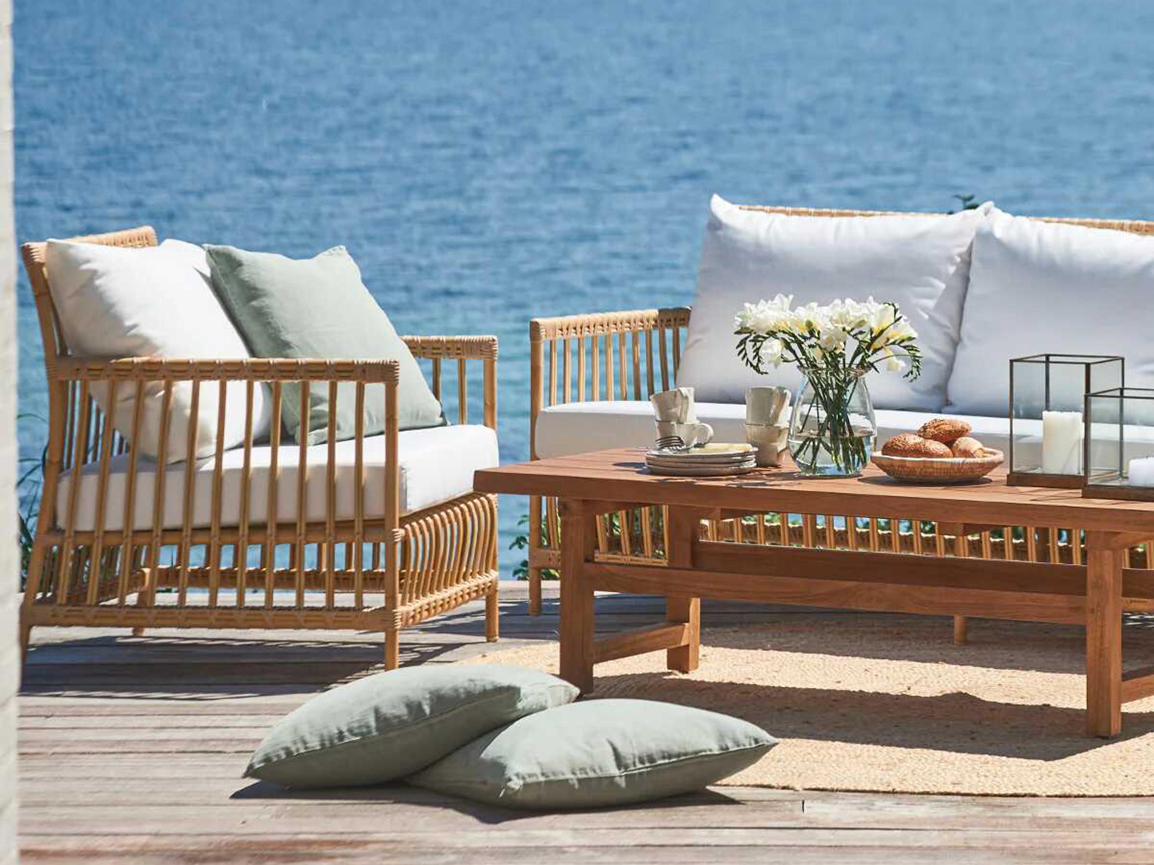 Sika Design Exterior Aluminum Rattan Antique Caroline Outdoor Lounge Chair