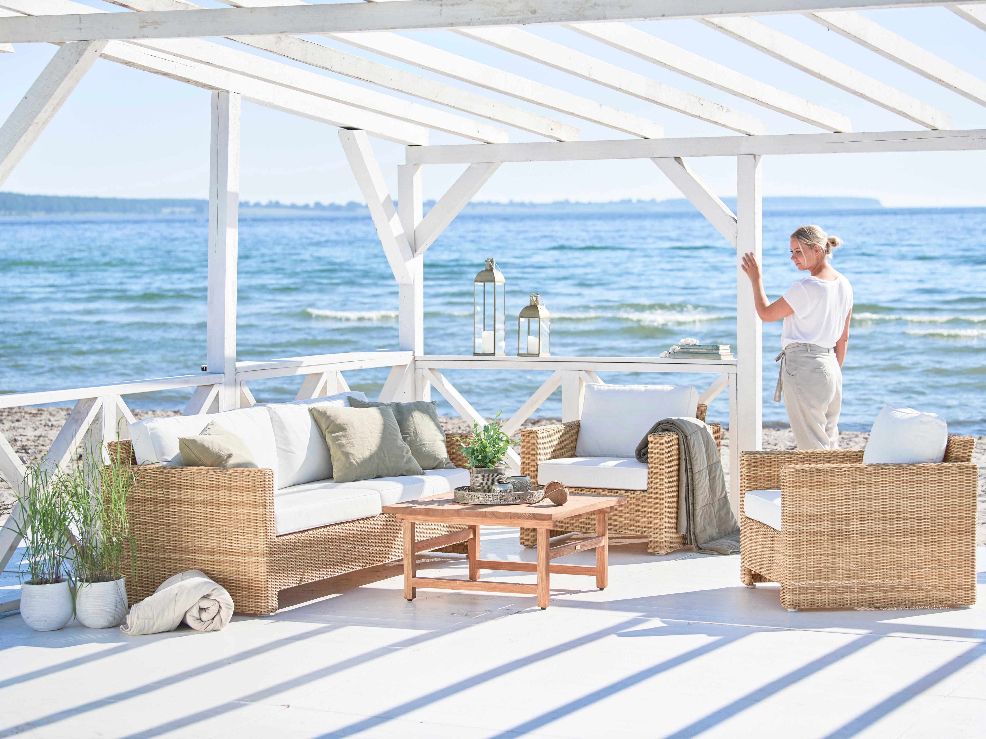 Sika Design Exterior Aluminum Cushion Sixty Outdoor Lounge Chair