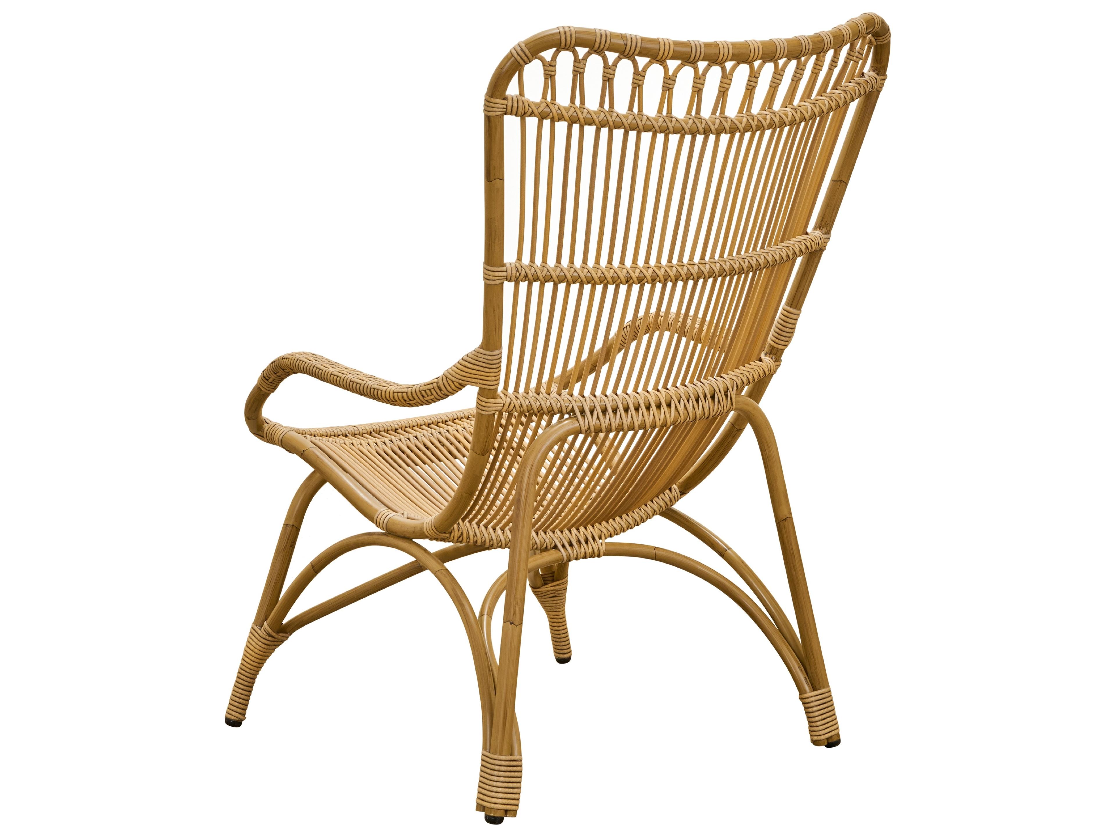 Sika Design Exterior Aluminum Rattan Antique Monet Outdoor Patio Lounge Chair