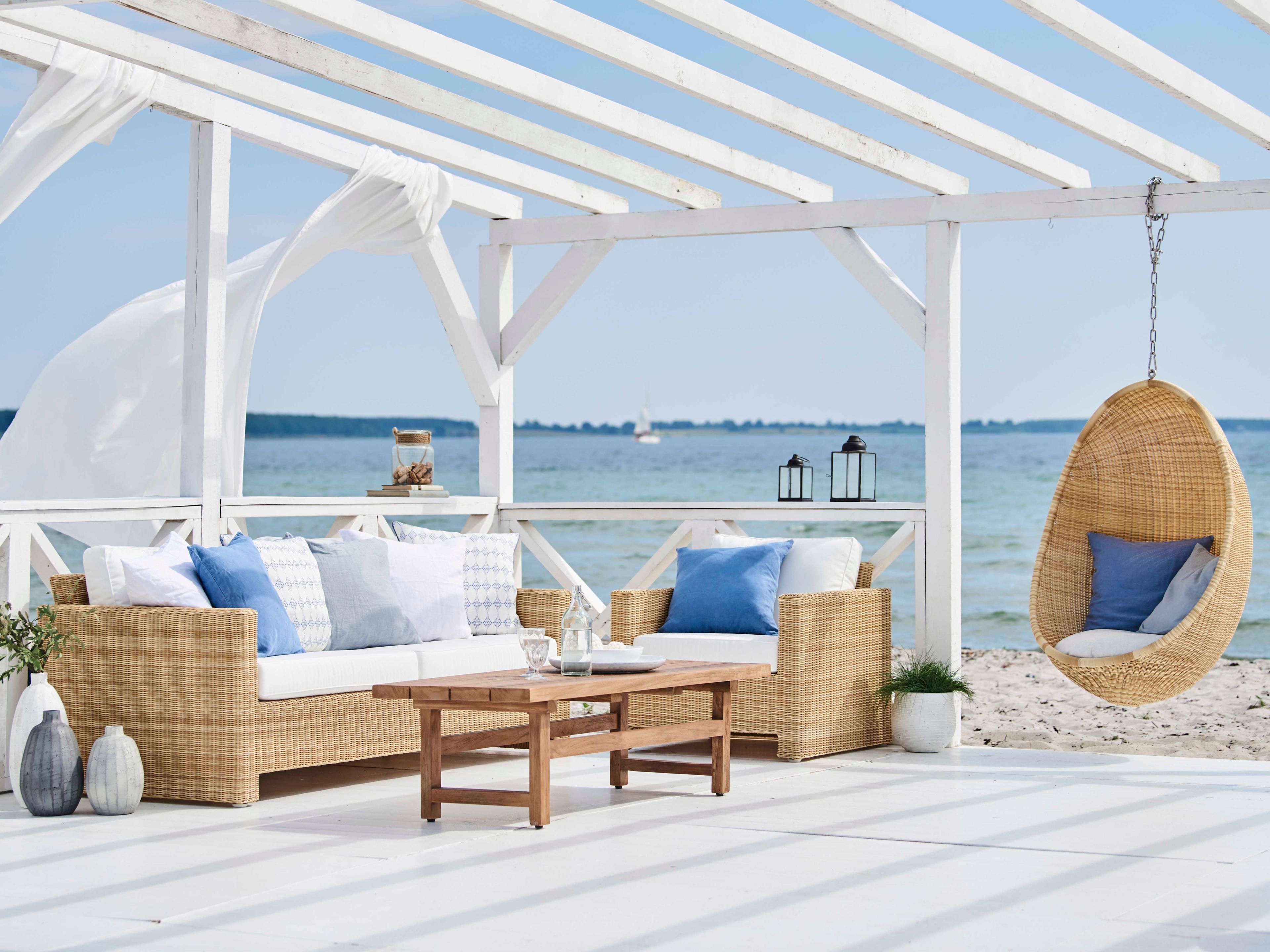 Sika Design Exterior Aluminum Cushion Sixty Outdoor Sofa