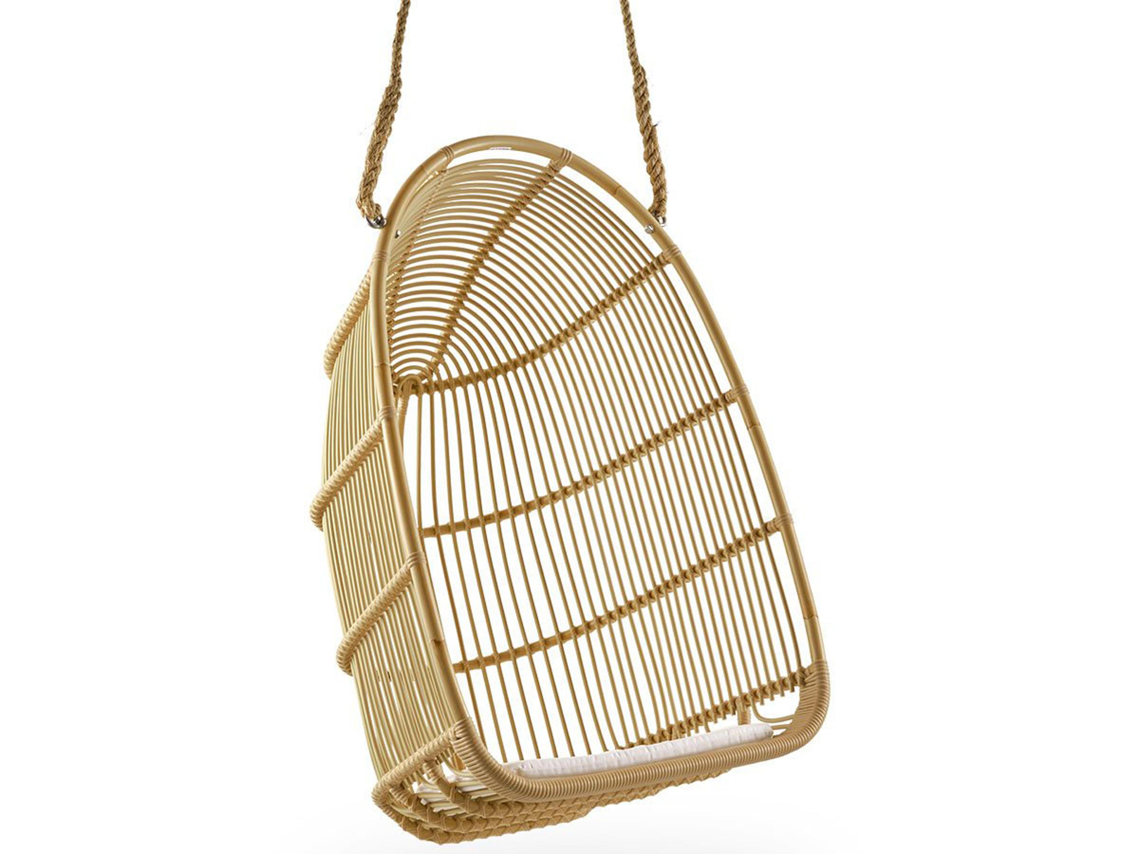 Exterior Aluminum Natural Renoir Patio Swing Chair