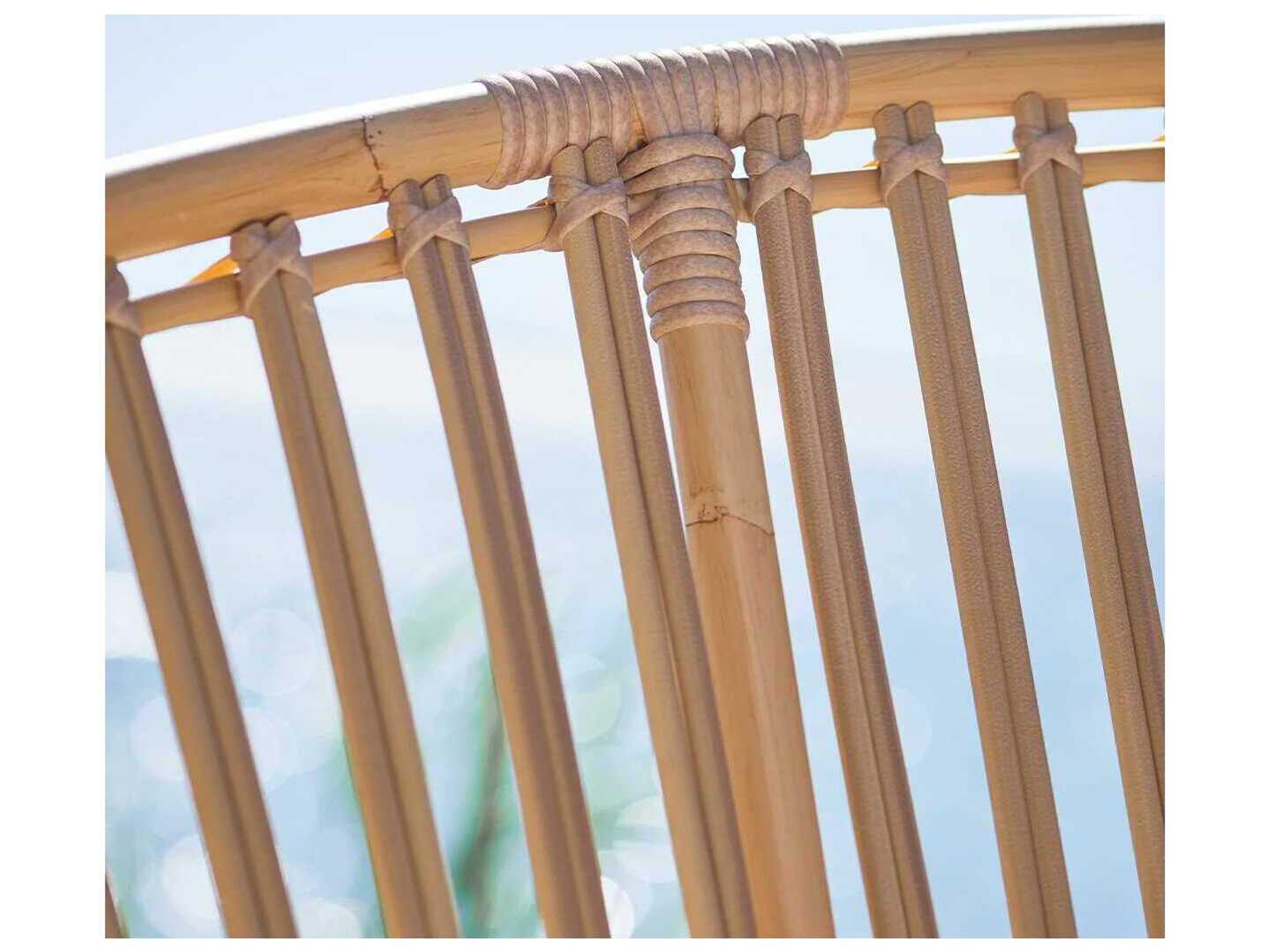 Sika Design Exterior Aluminum Rattan Olympia Natural Nest Outdoor Daybed