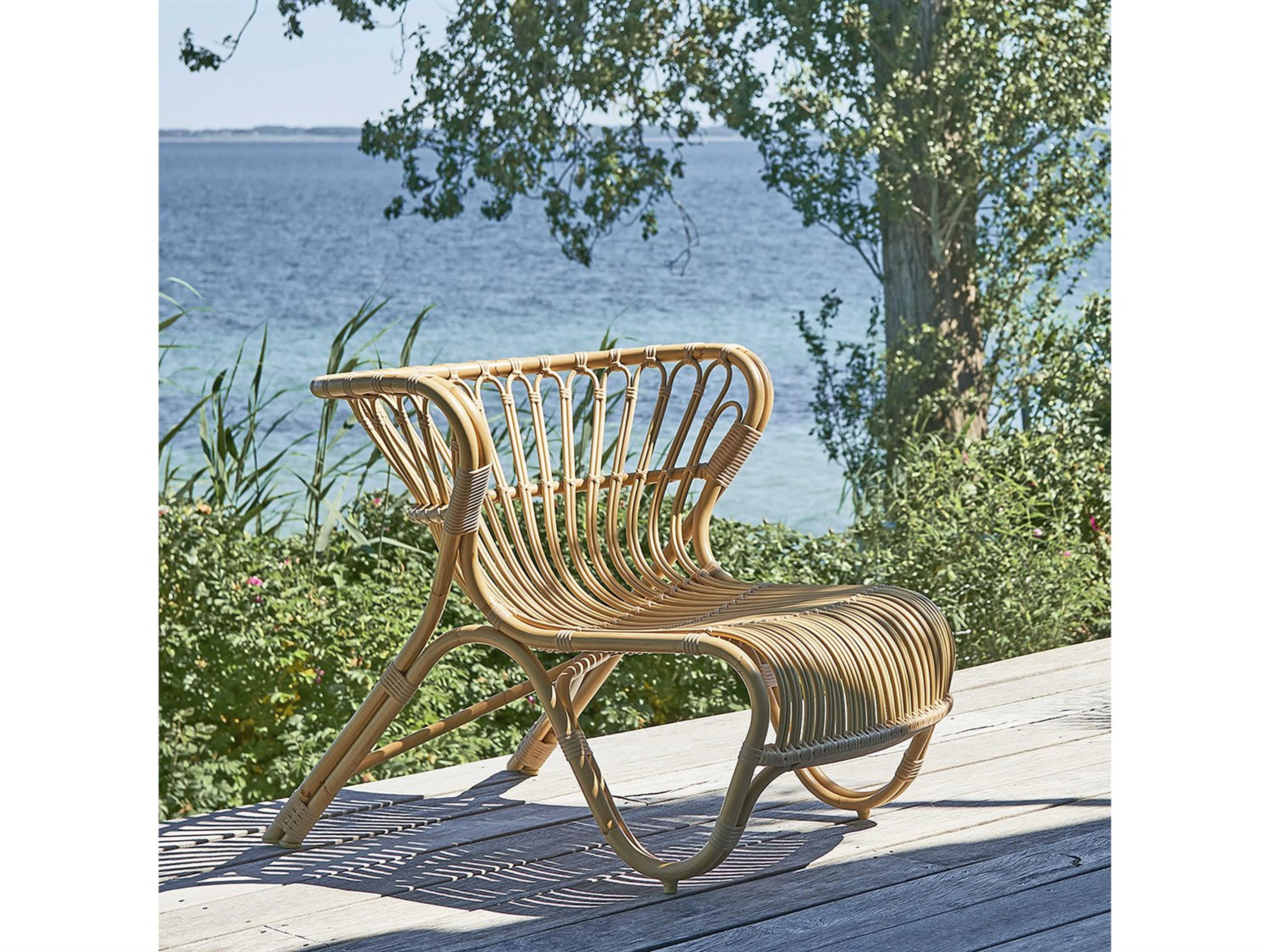 Sika Design Exterior Aluminum Natural Fox Outdoor Lounge Chair