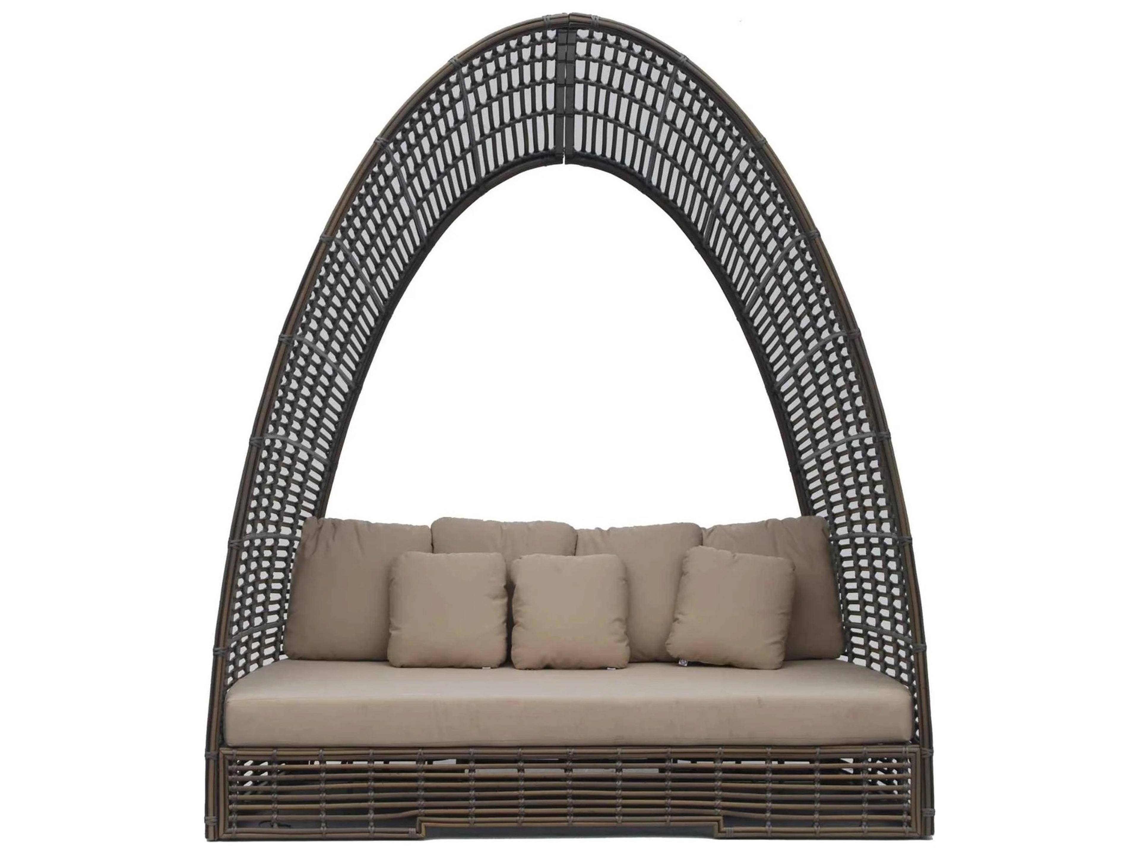 Ruby Kubu Mushroom Aluminum Cushion Lounge Bed