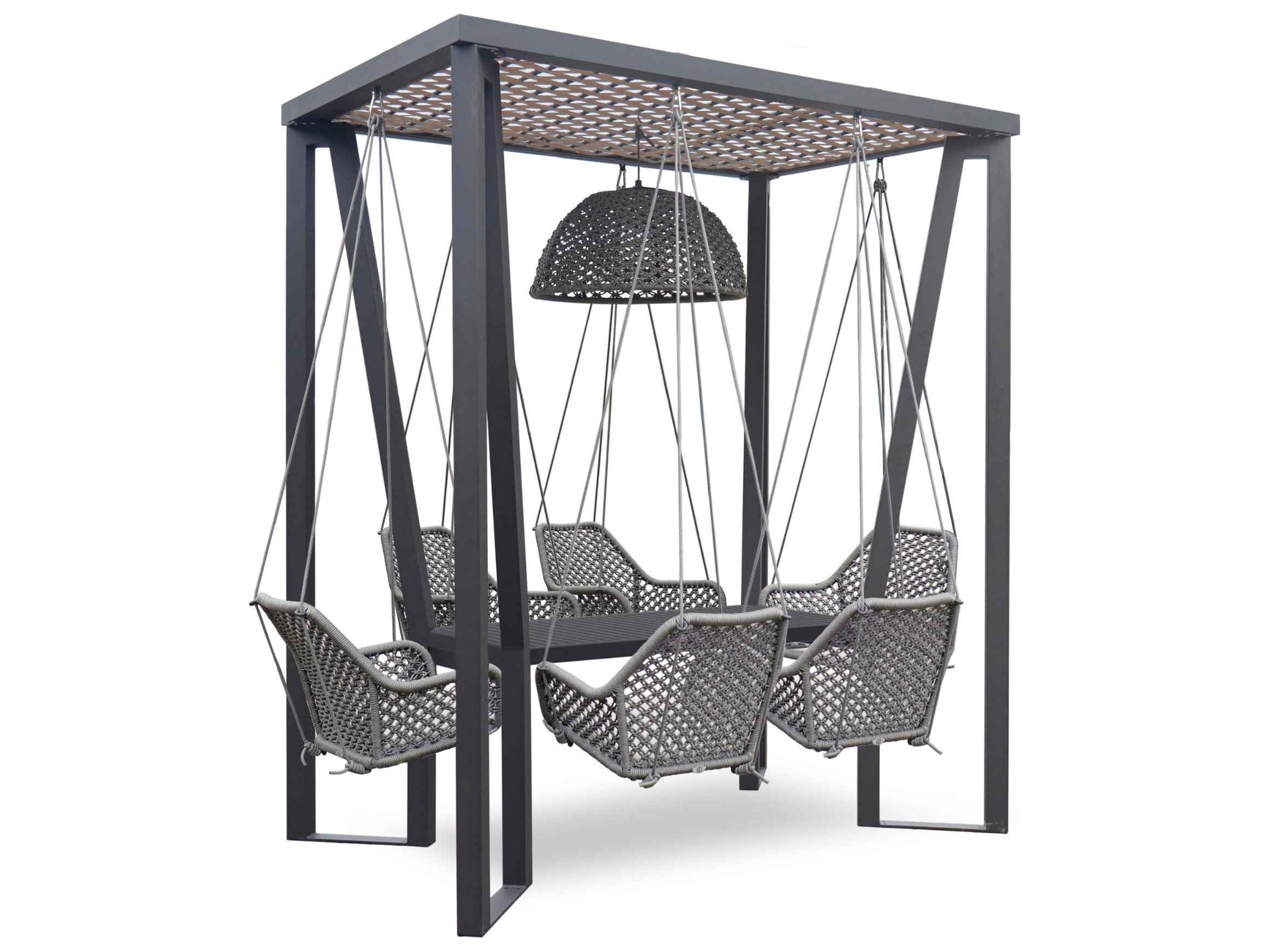 Horizon Aluminum; Rope Aluminum Dining Set