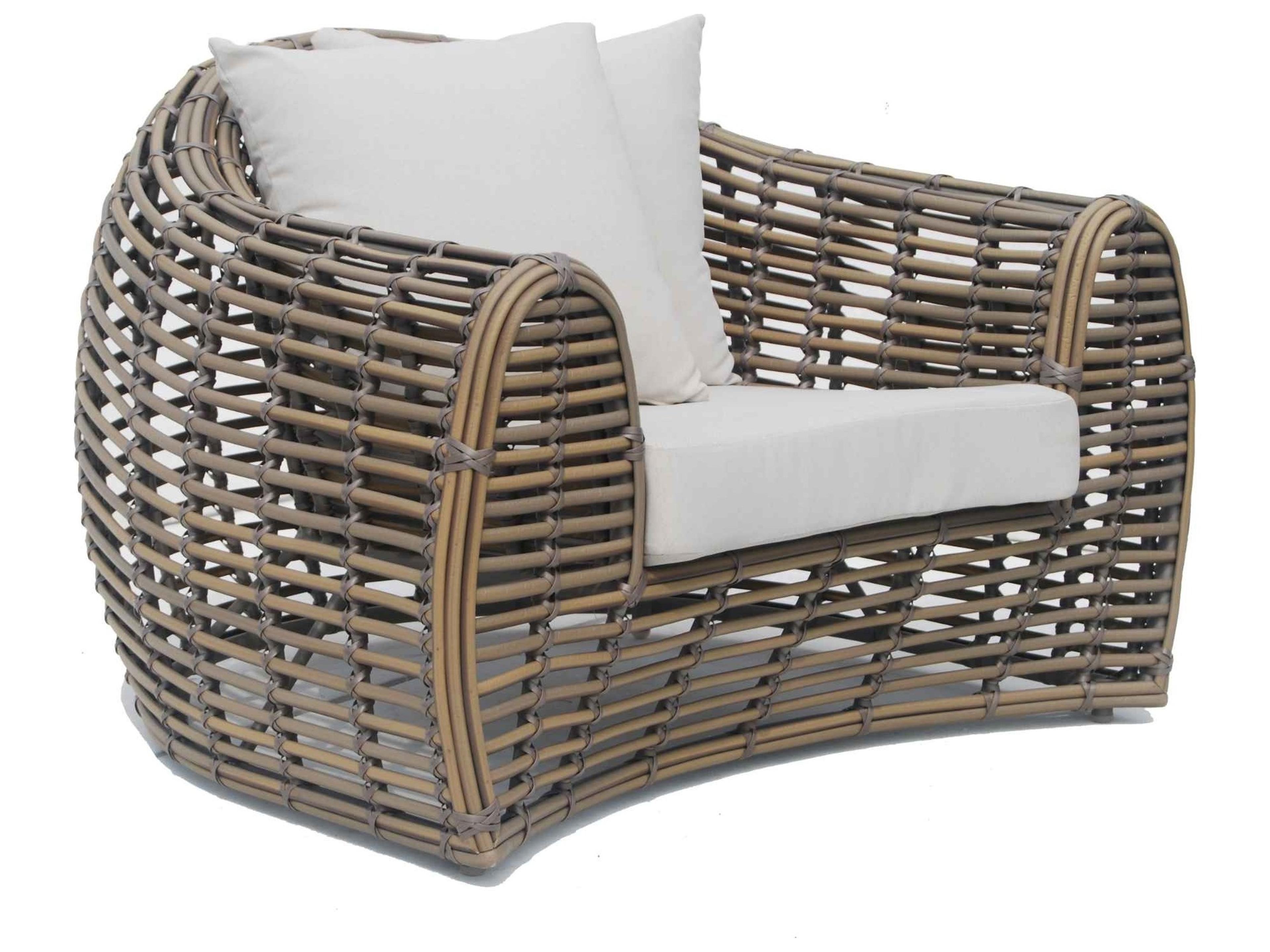 Ruby Kubu Mushroom Aluminum Cushion Lounge Chair