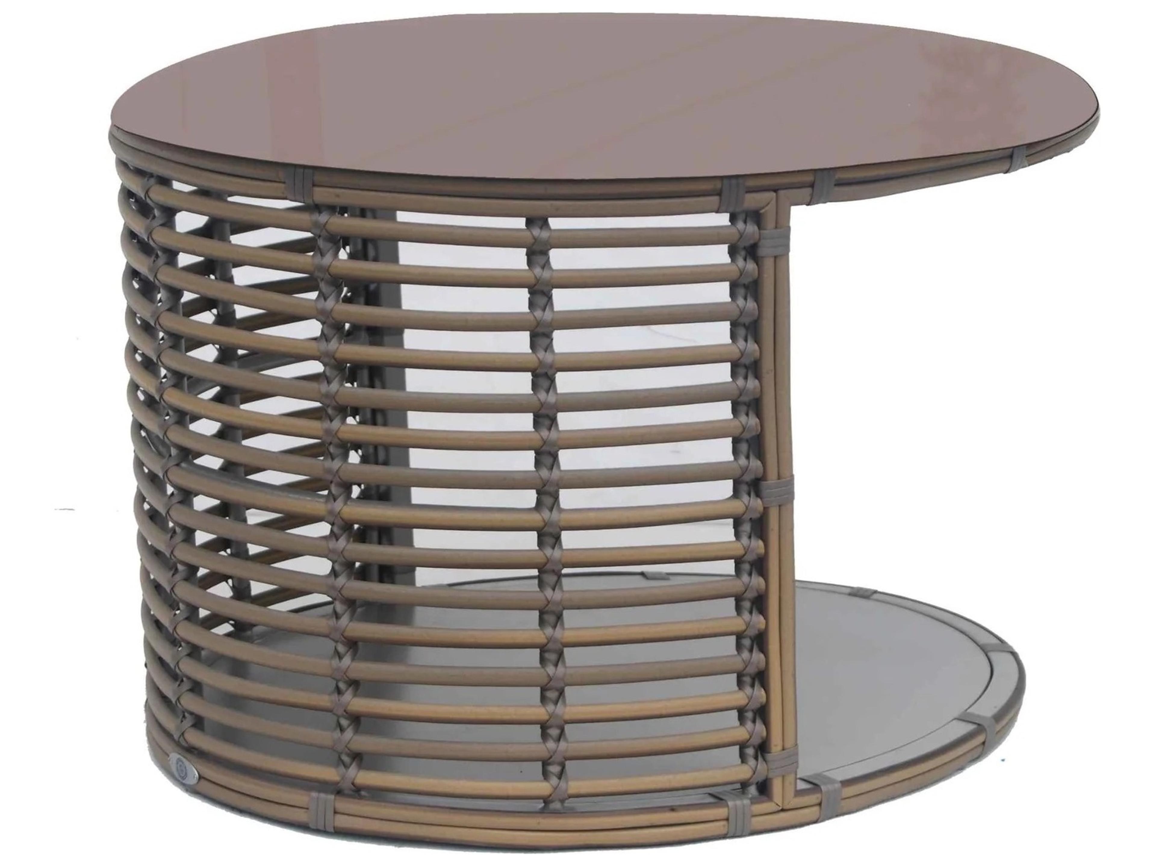 Ruby Kubu Mushroom Aluminum Oval Dining Table