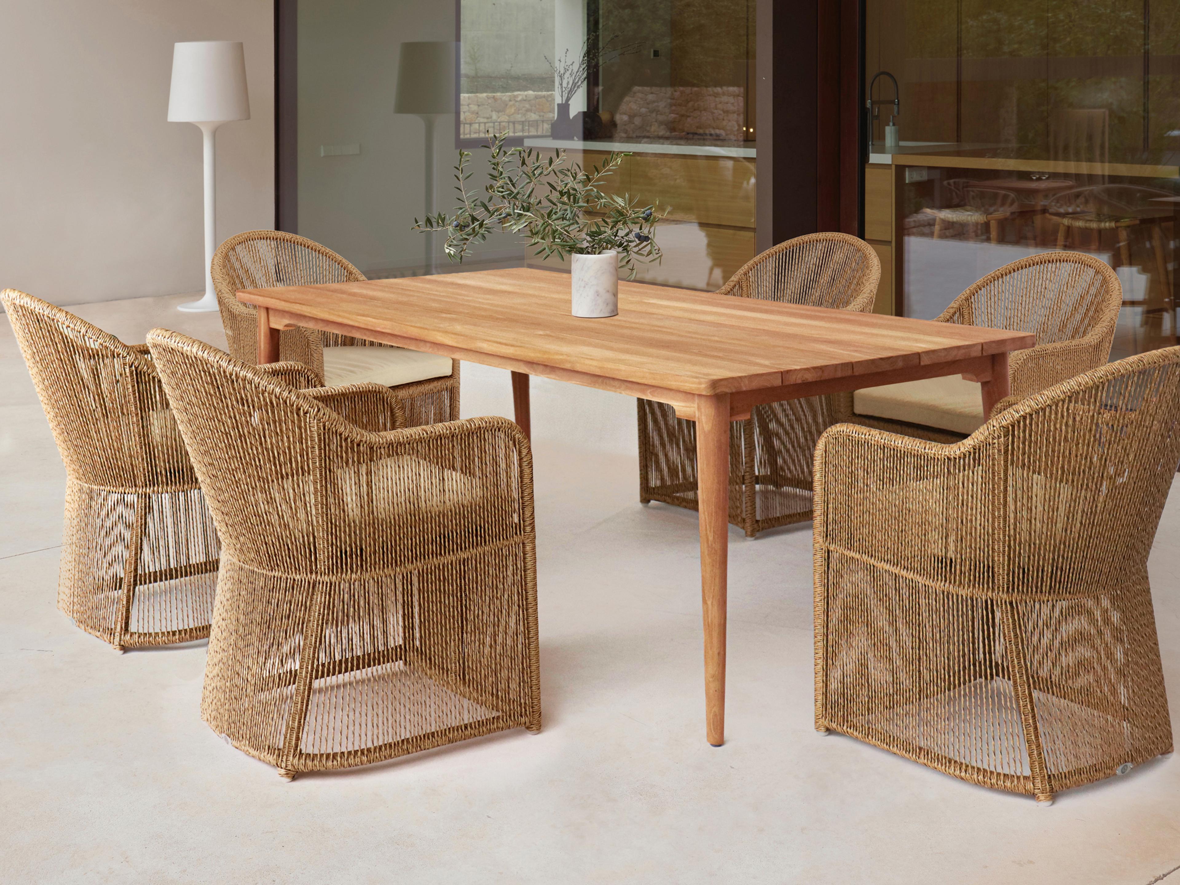 Calixto 7-Piece Rectangular Patio Dining Sets