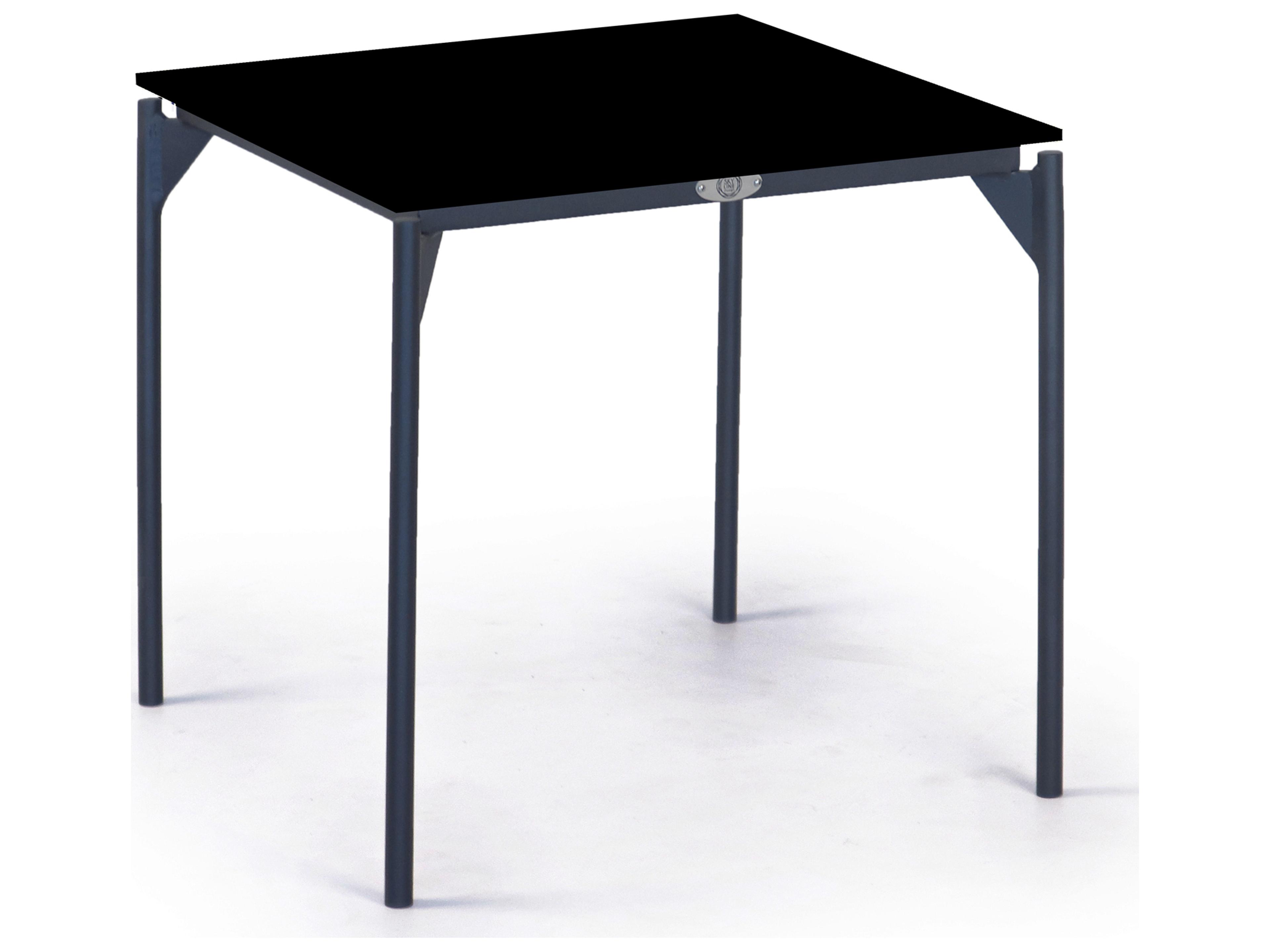 Boston Outdoor Side Table with Glass